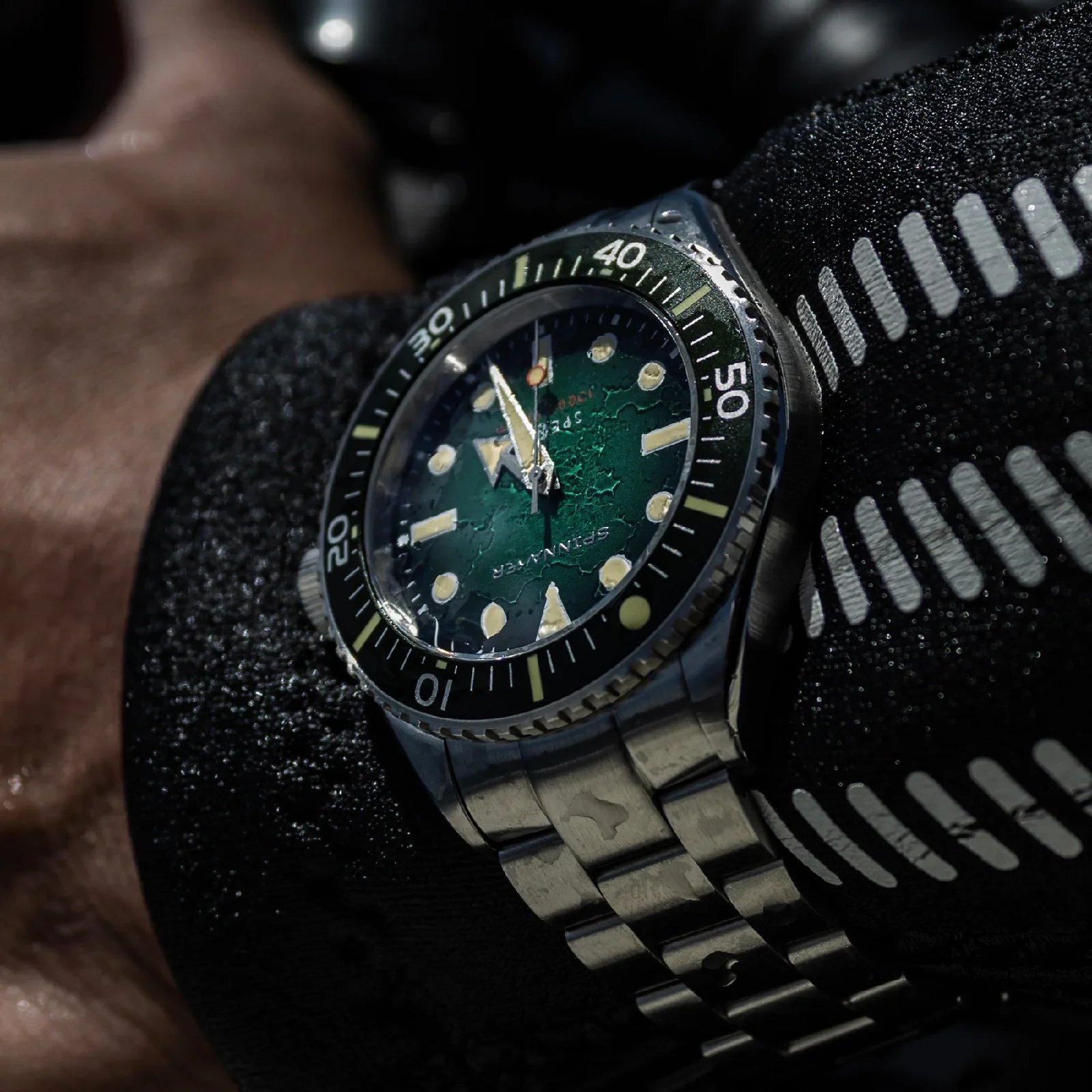 Relógio Spinnaker Spence 300 Automatic Sea Green SP-5097-44 Verde 8