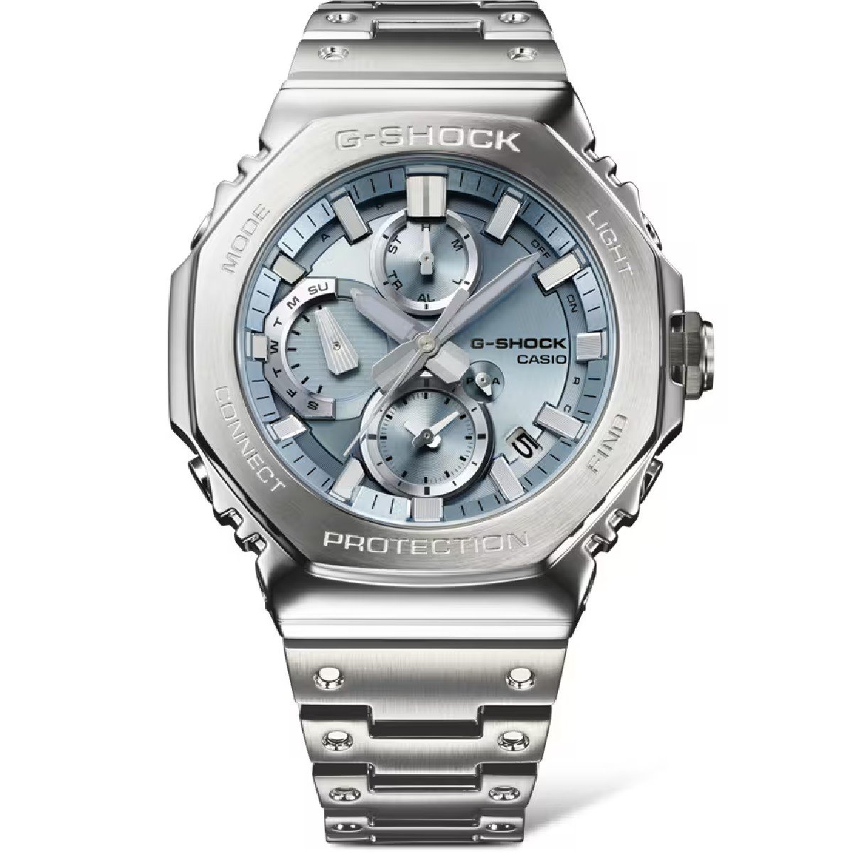 Relógio CASIO G-SHOCK GMC-B2100AD-2ADR Bluetooth e Tough Solar Prata 3