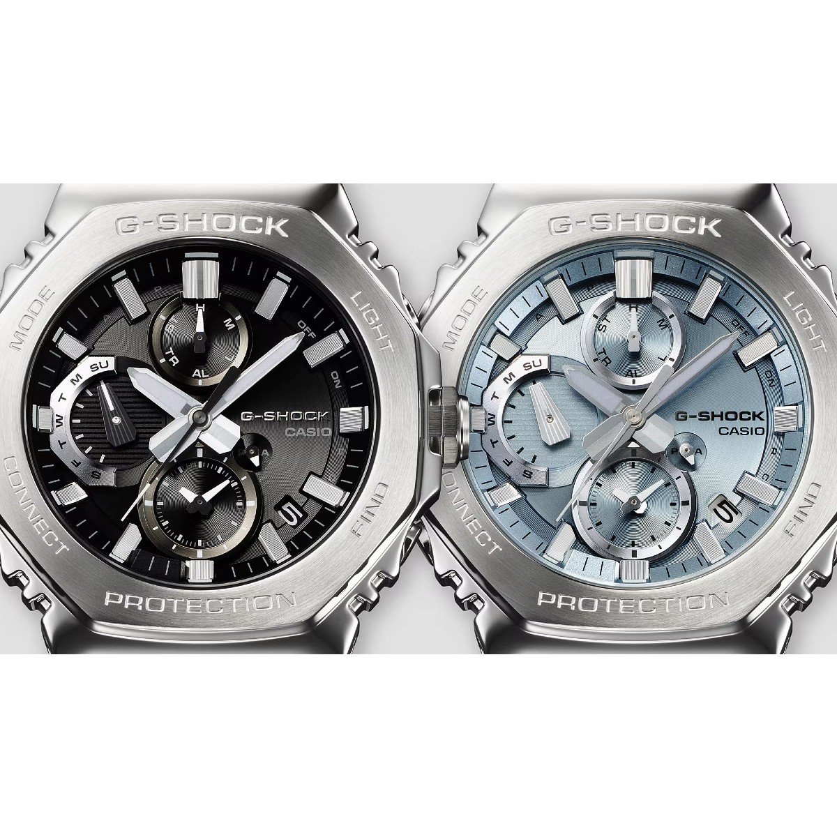 Relógio CASIO G-SHOCK GMC-B2100AD-2ADR Bluetooth e Tough Solar Prata 4