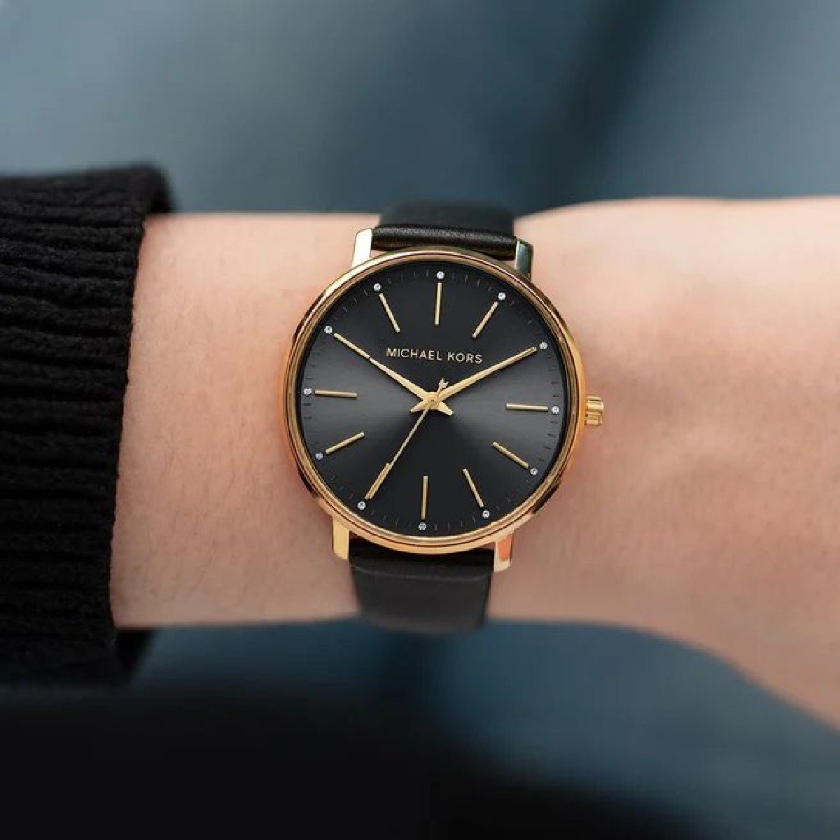 Relógio Michael Kors Pyper MK27470PN Preto Preto 2