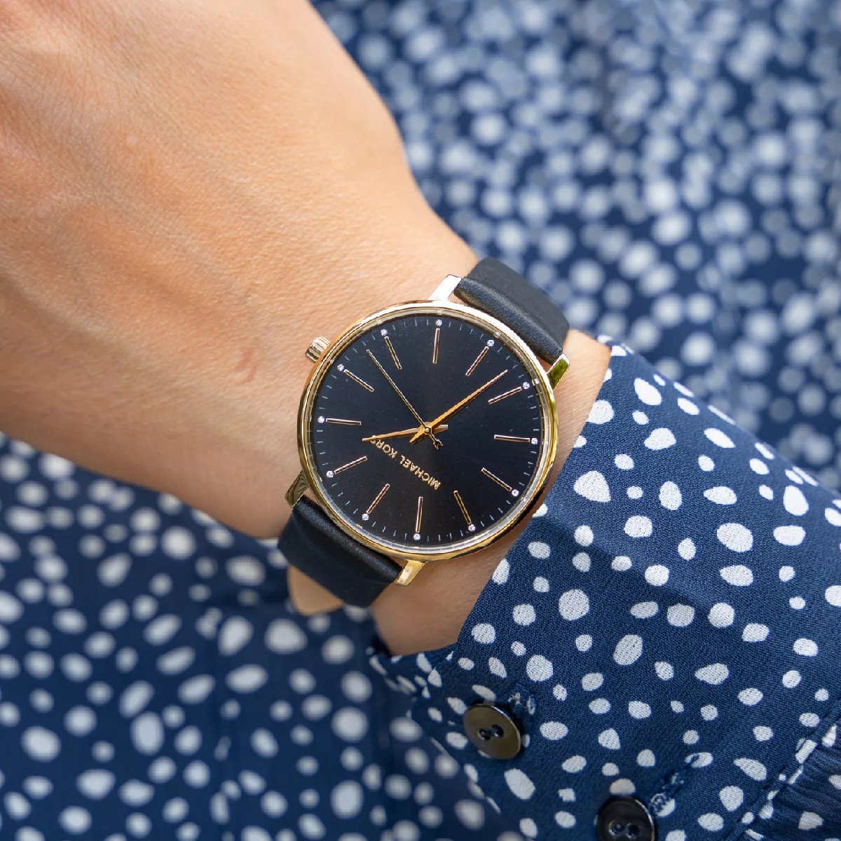 Relógio Michael Kors Pyper MK27470PN Preto Preto 3