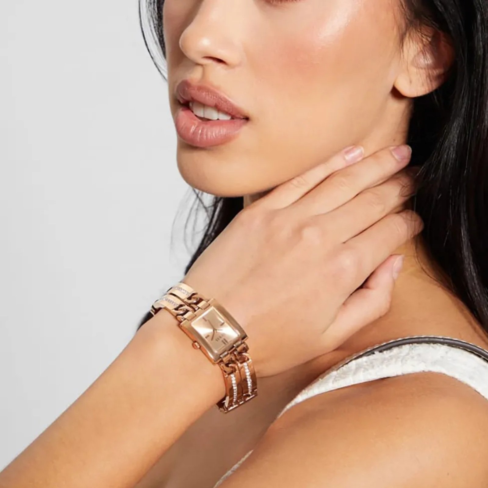 Relógio Guess Feminino Ladies Tone GW0668L3 Rose Rosa 2