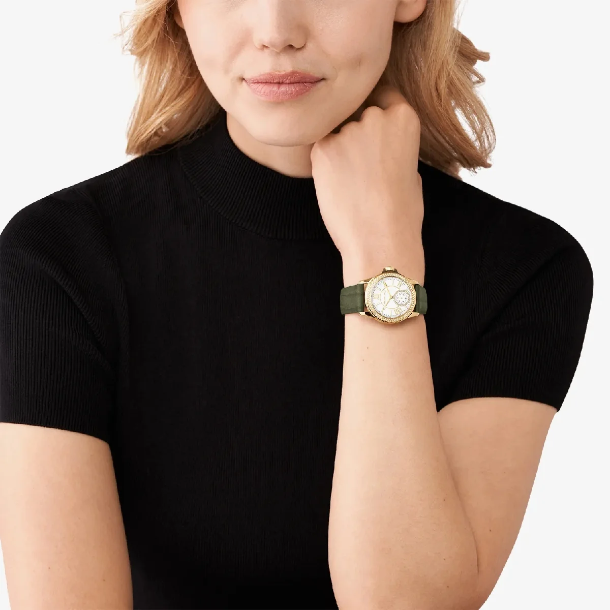 Relógio Michael Kors Mini Everest MK4720/0DN Verde 2