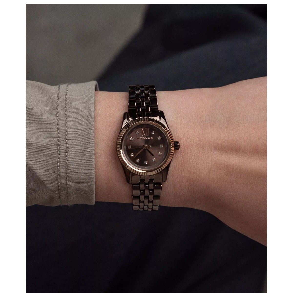 Relógio Michael Kors Lexington MK4844/1MN Marrom Marrom 3