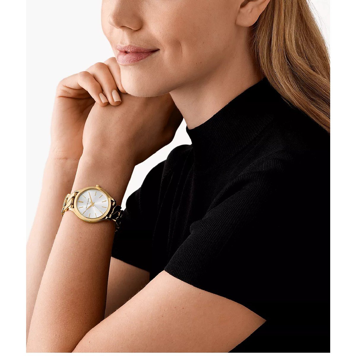 Relógio Michael Kors Slim Runway MK7472/1DN Dourado Dourado 2