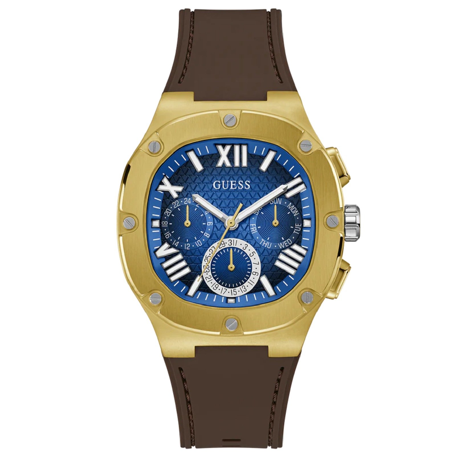Relógio Guess Masculino Multifunção GW0571G5 Marrom