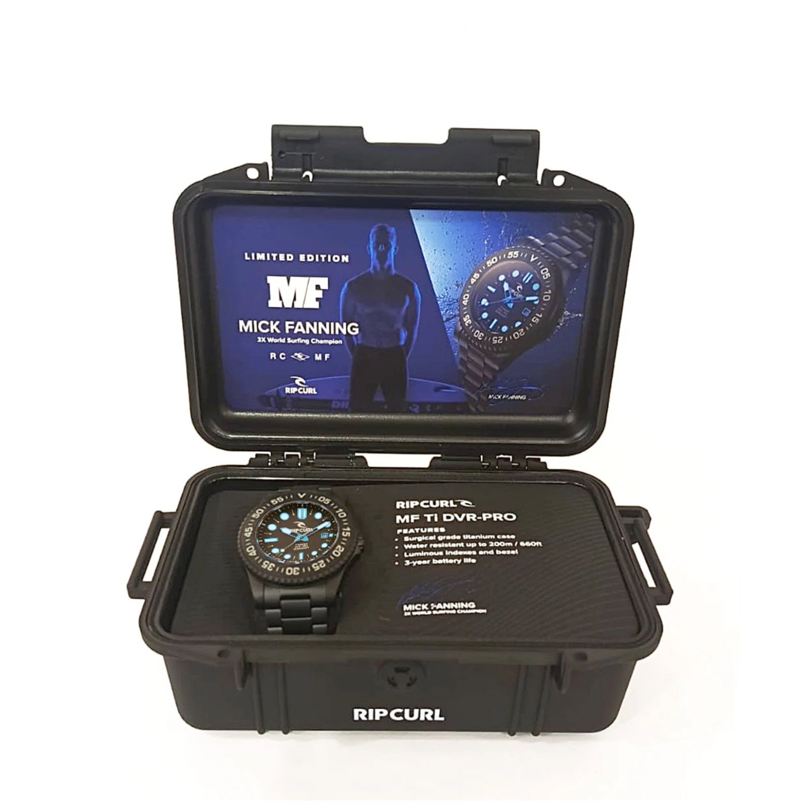 Relógio Rip Curl Mick Fanning Titanium DVR Pro Preto 5