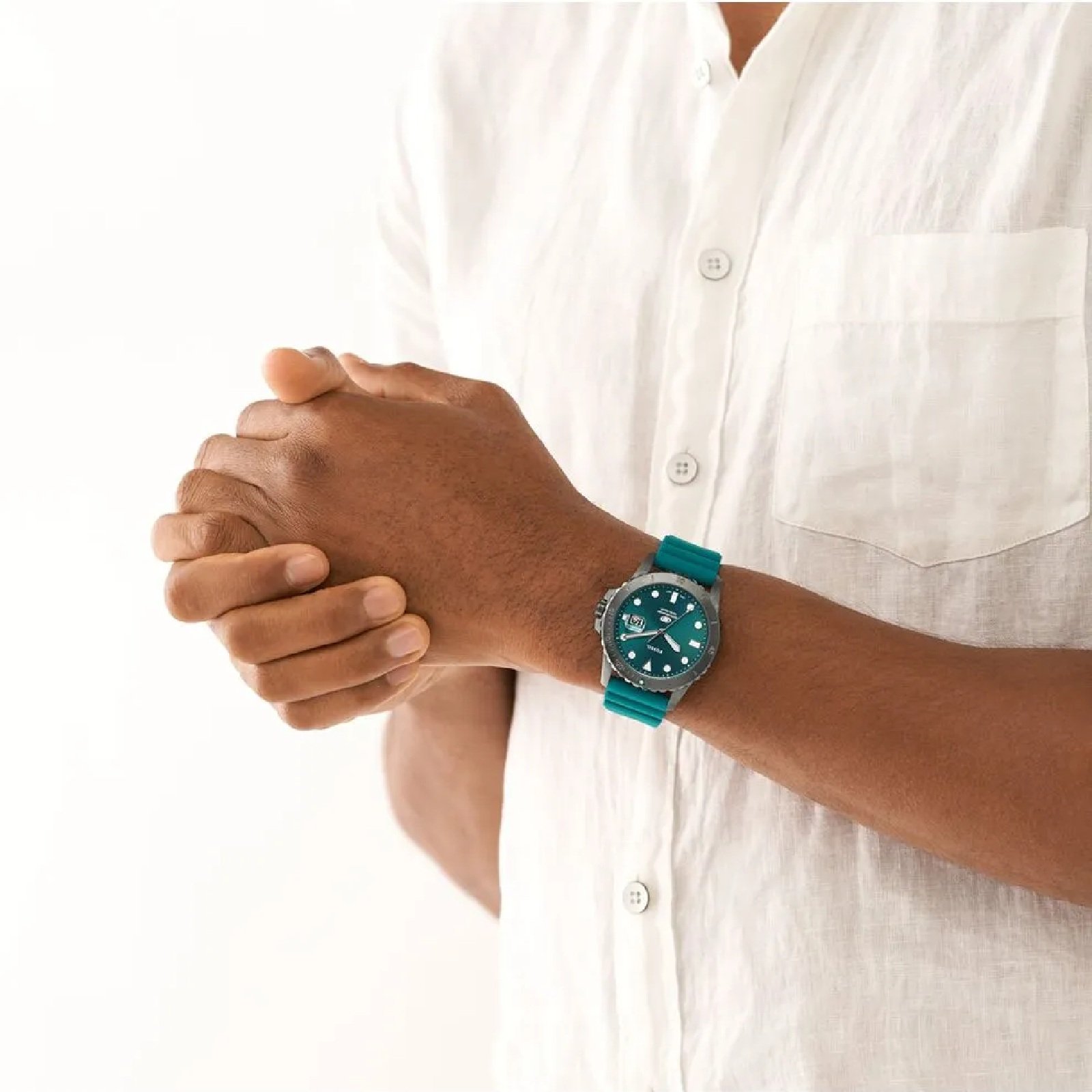 Relógio Fossil Masculino Blue Cinza FS5995/2VN Azul 2