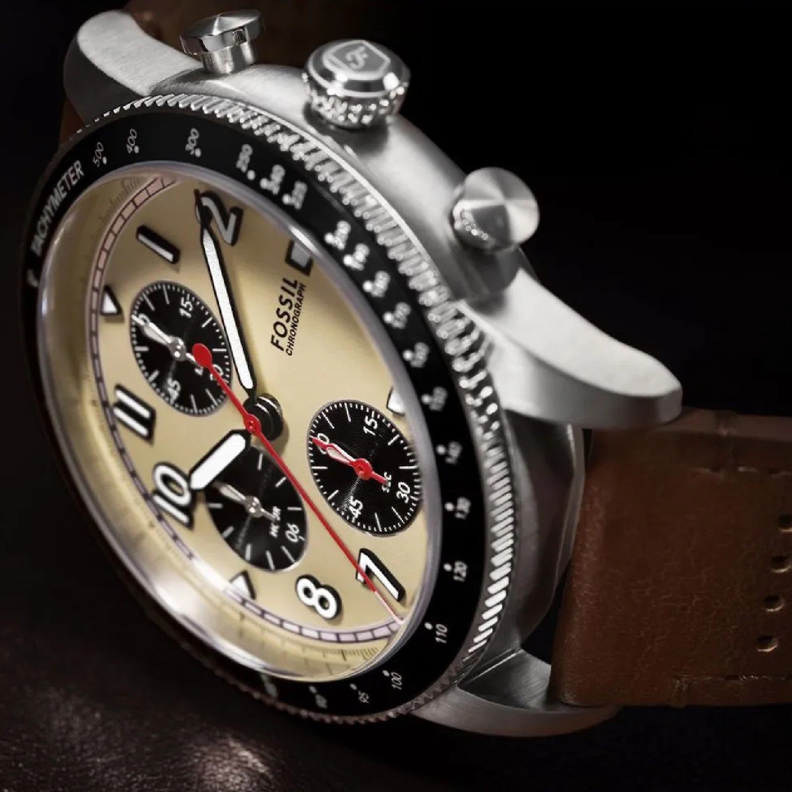 Relógio Fossil Masculino Sport Tourer FS6042/0KN Prata 2