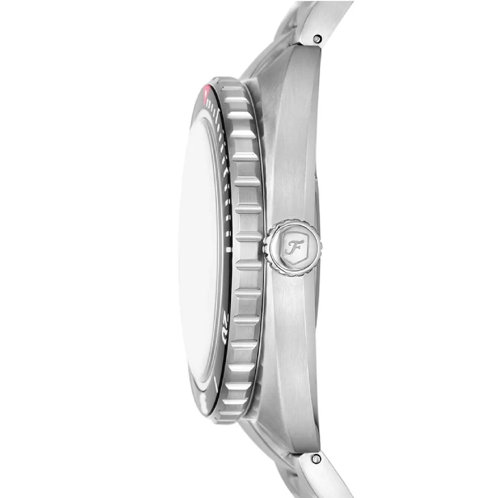 Relógio Fossil Masculino Breaker FS6064/1KN Prata 2