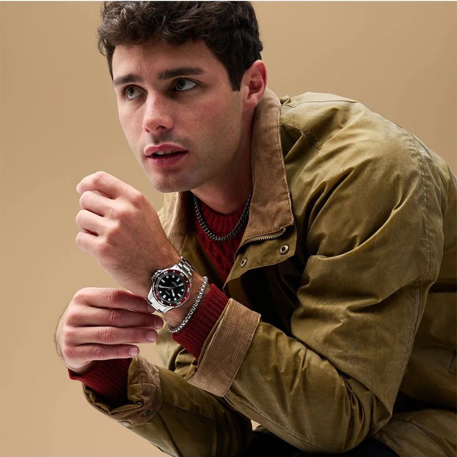 Relógio Fossil Masculino Dalton BQ2896/1PI Prata 2