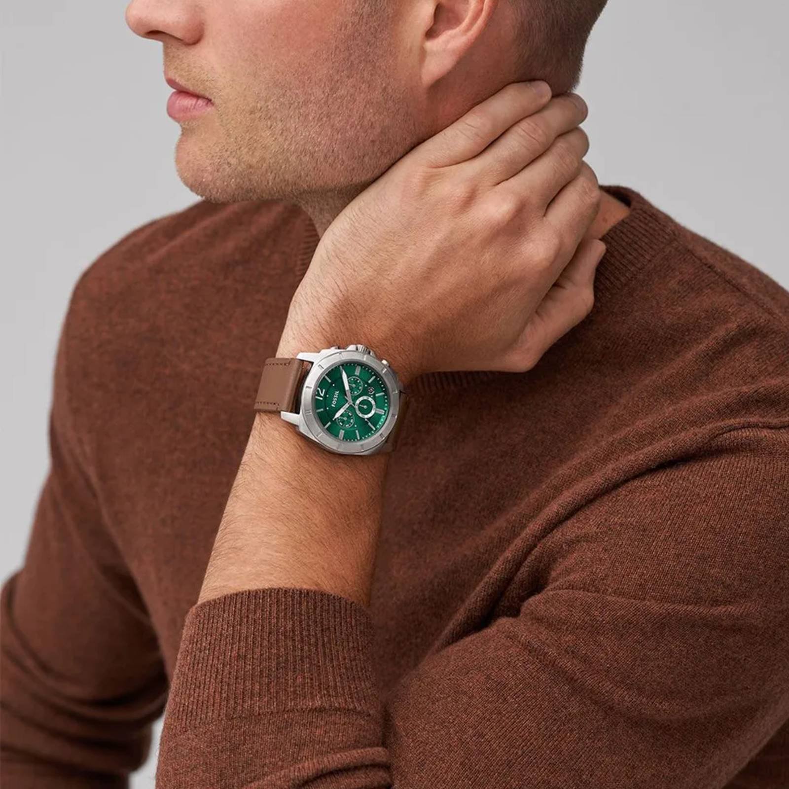 Relógio Fossil Masculino Privateer BQ2821/0VI Prata 2