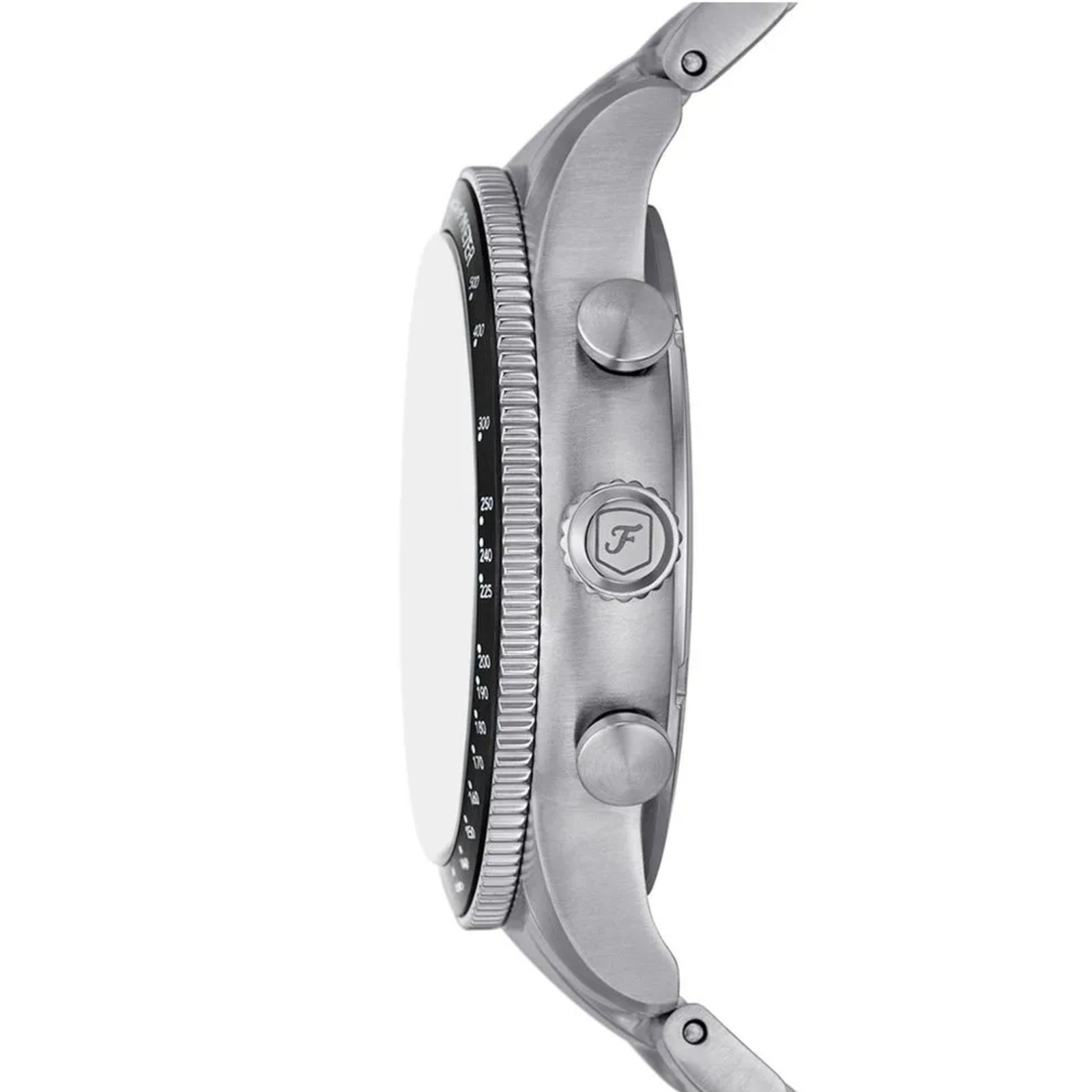 Relógio Fossil Masculino Sport Tourer FS6045/1KN Prata 3