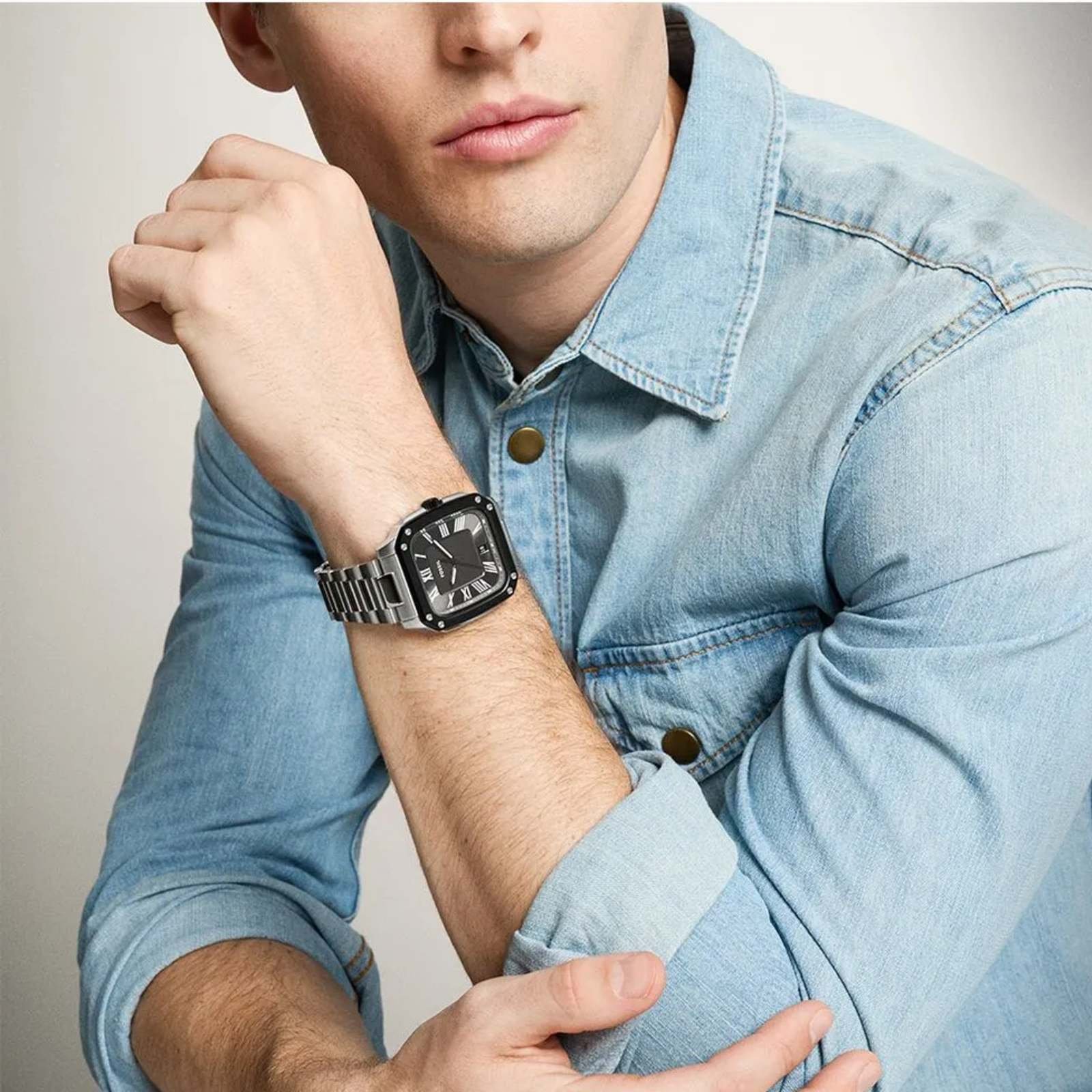 Relógio Fossil Masculino Other FS6122/1CN Prata 4