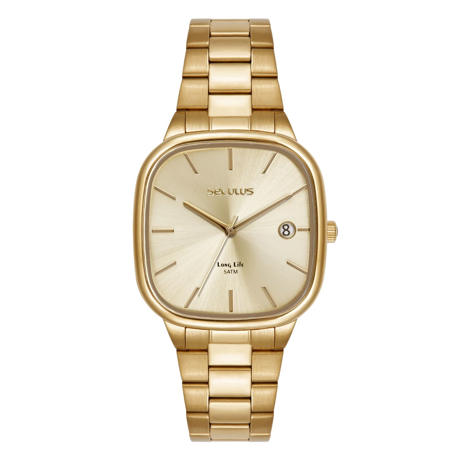 Relógio Seculus Long Life 77335GPSVDA2 Dourado