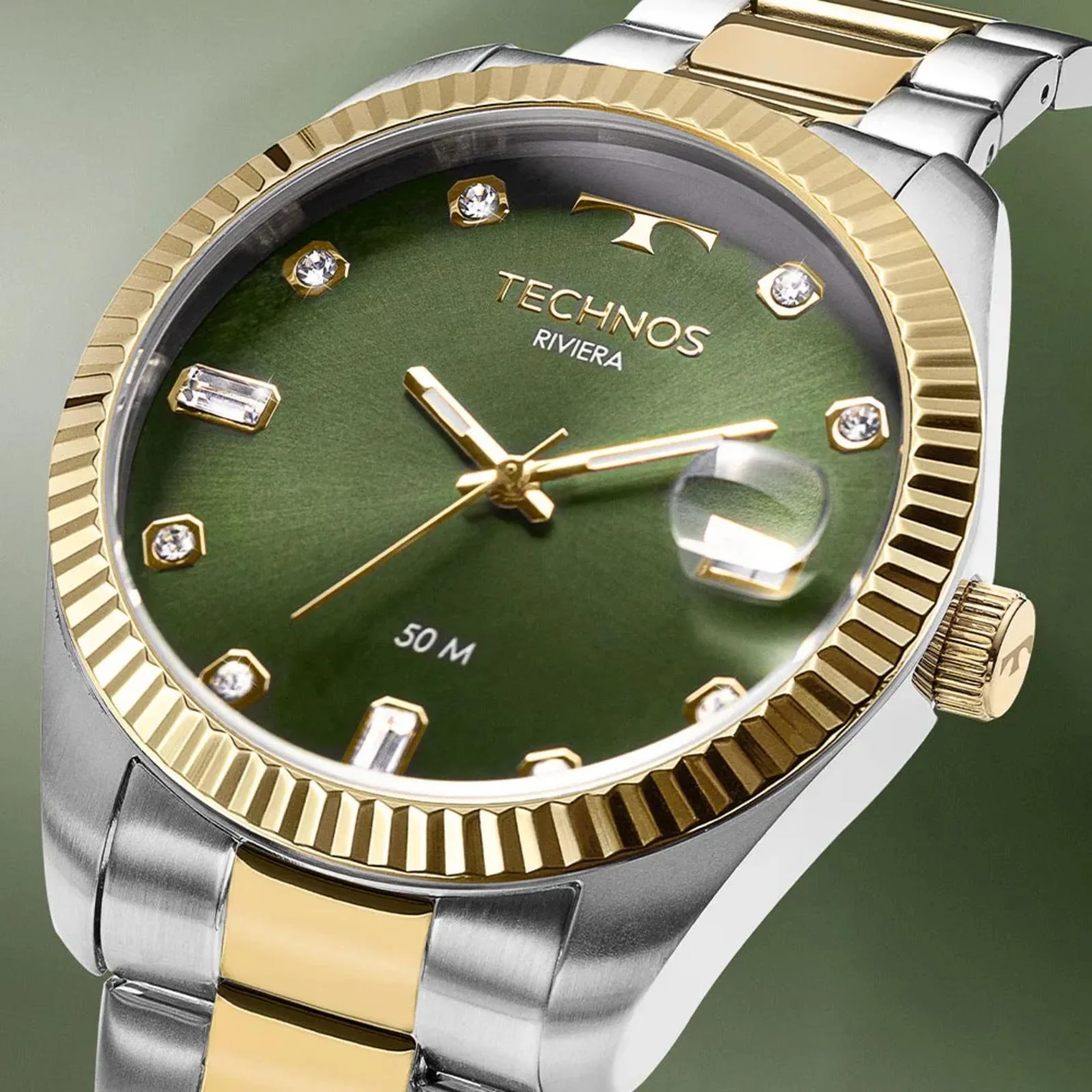 Relógio Technos Masculino Riviera 2415DV/1V Prata 3