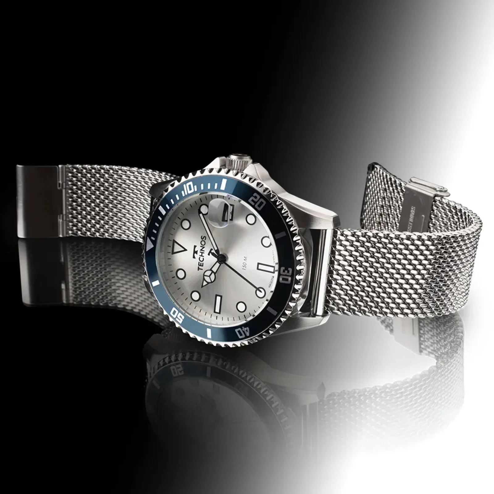 Relógio Technos Acqua 2415DY/1K Masculino Prata 3