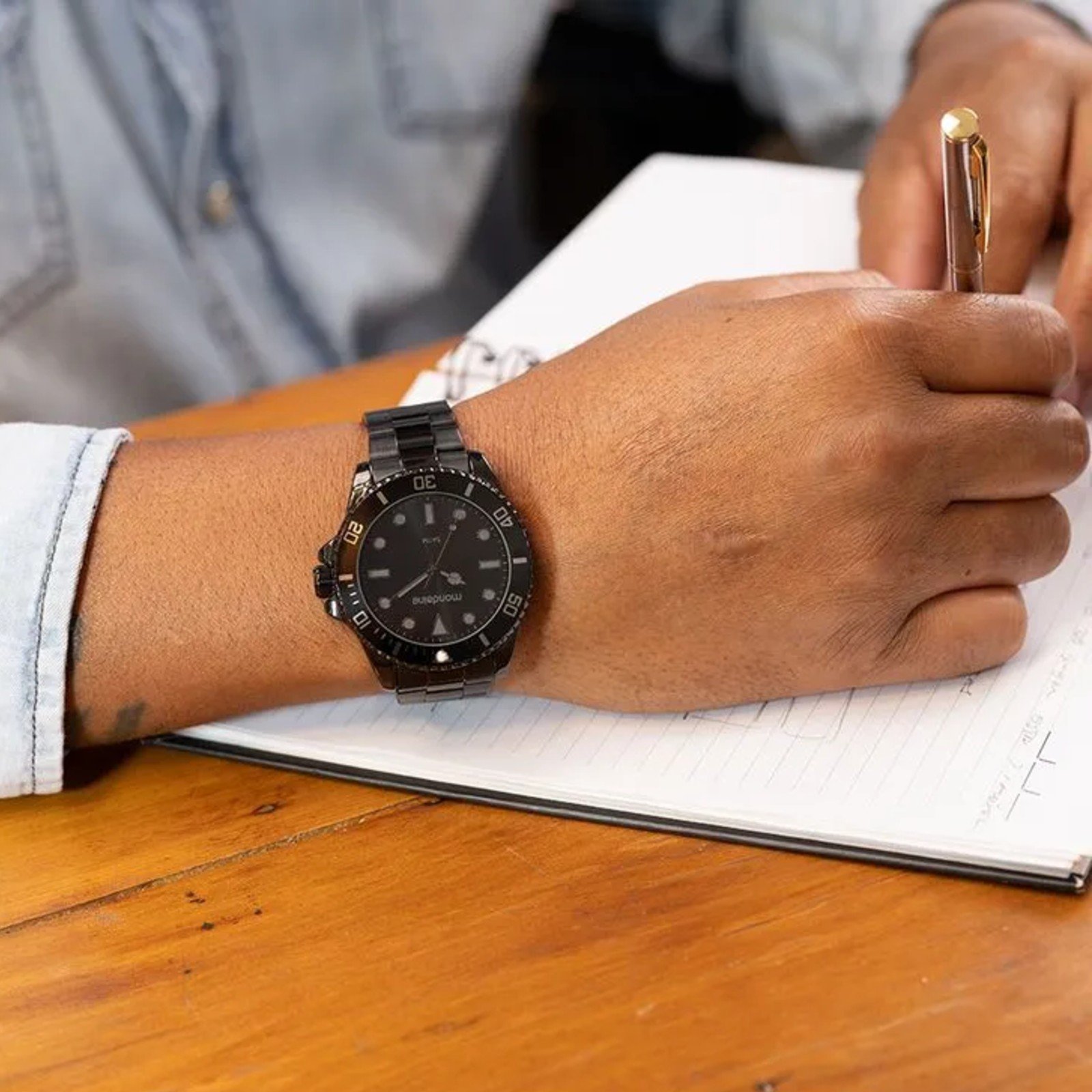 Relógio Mondaine 32549GPMVPE9 Preto Preto 2