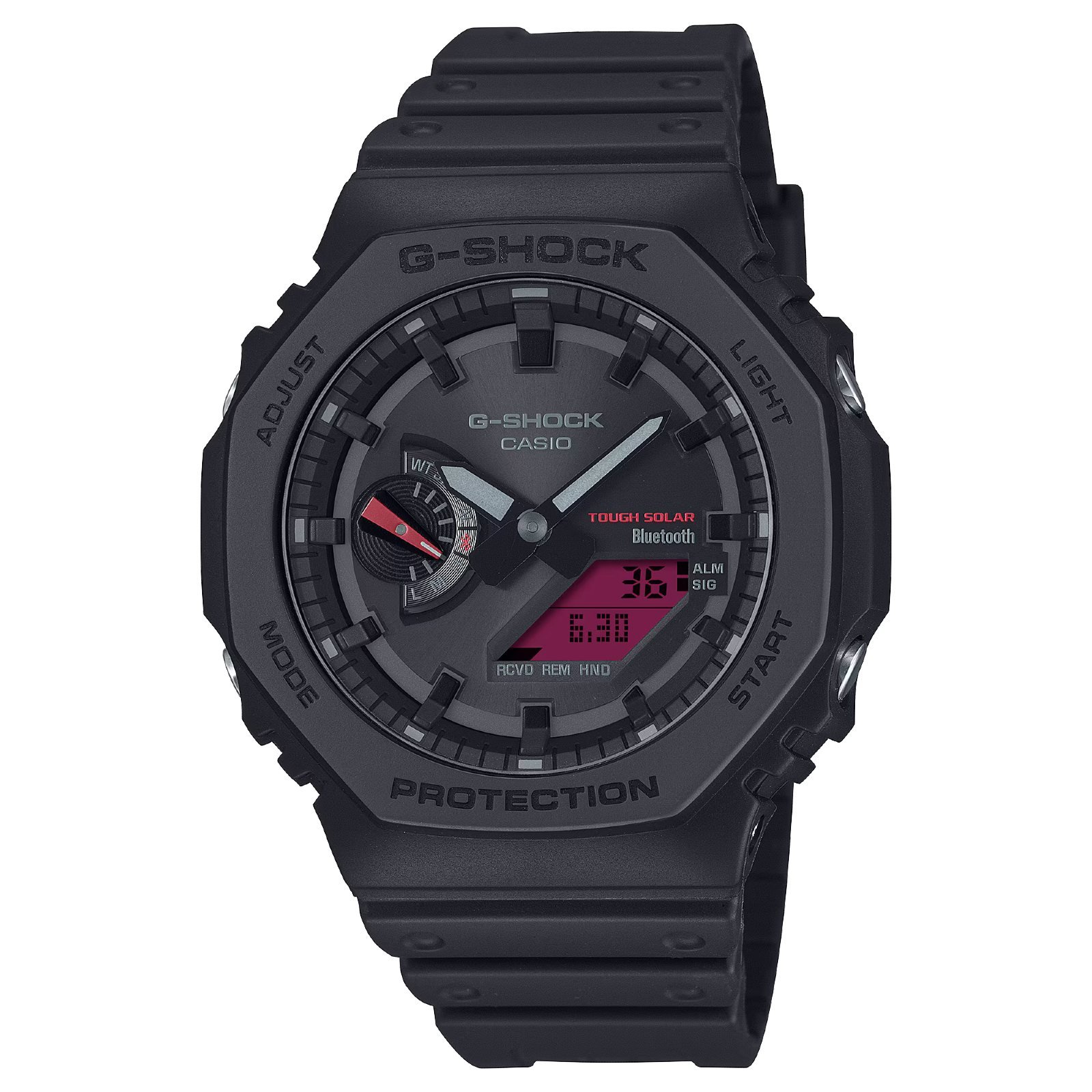 Relógio Casio G-Shock GA-700BBR-1ADR Black and Bold Red Preto