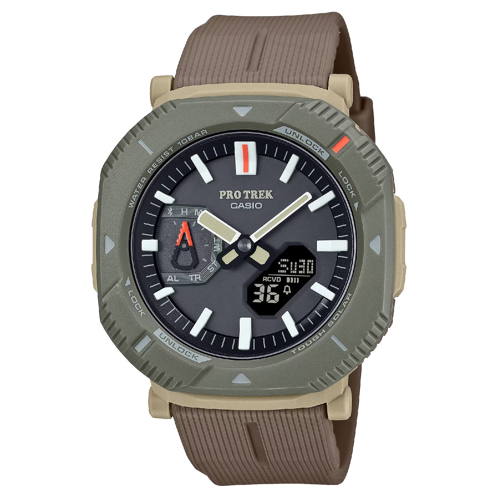 Relógio Casio Pro Trek PRJ-B001-5DR Marrom 3