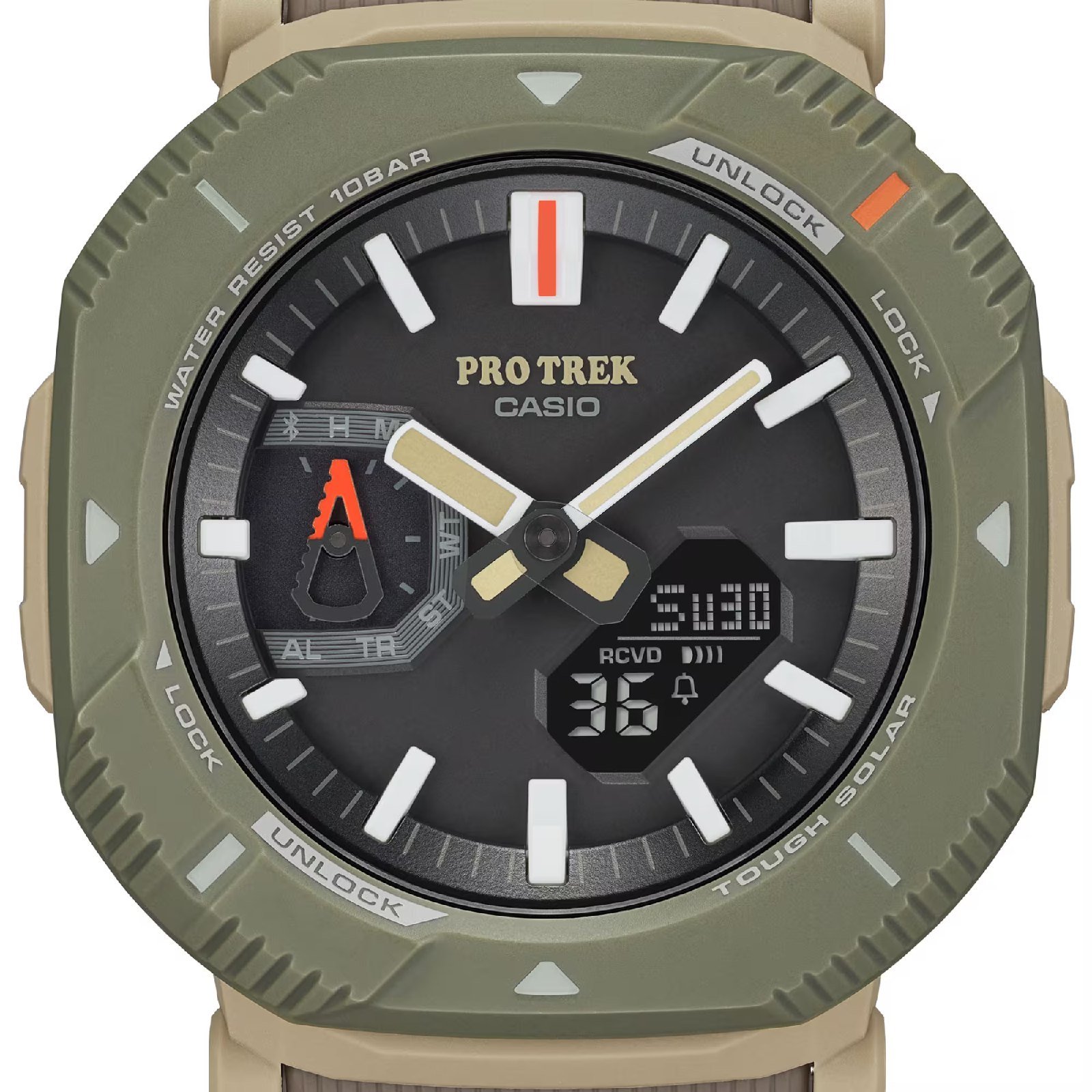 Relógio Casio Pro Trek PRJ-B001-5DR Marrom 4