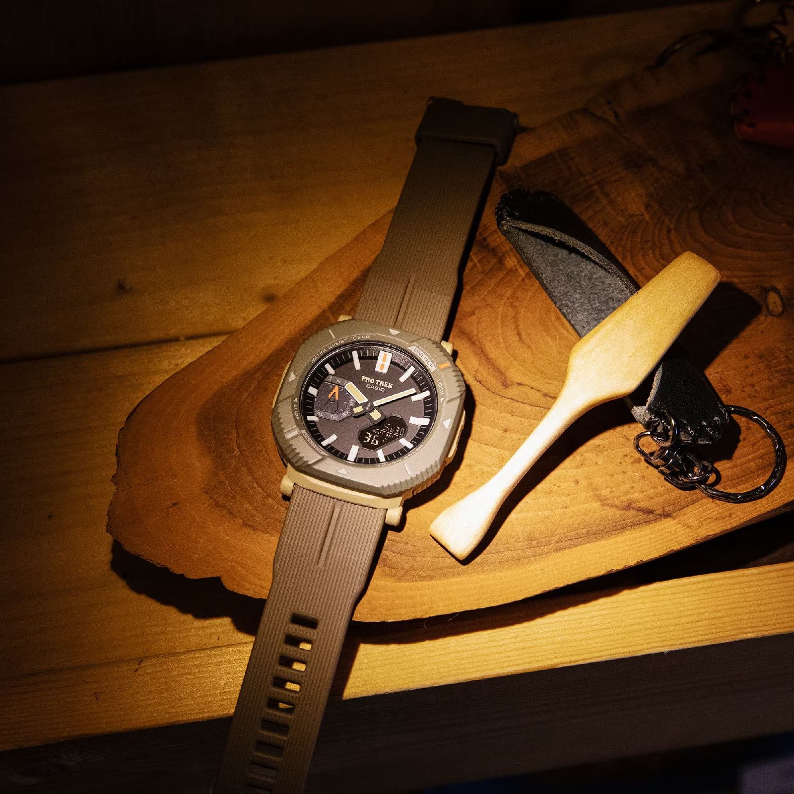 Relógio Casio Pro Trek PRJ-B001-5DR Marrom 8