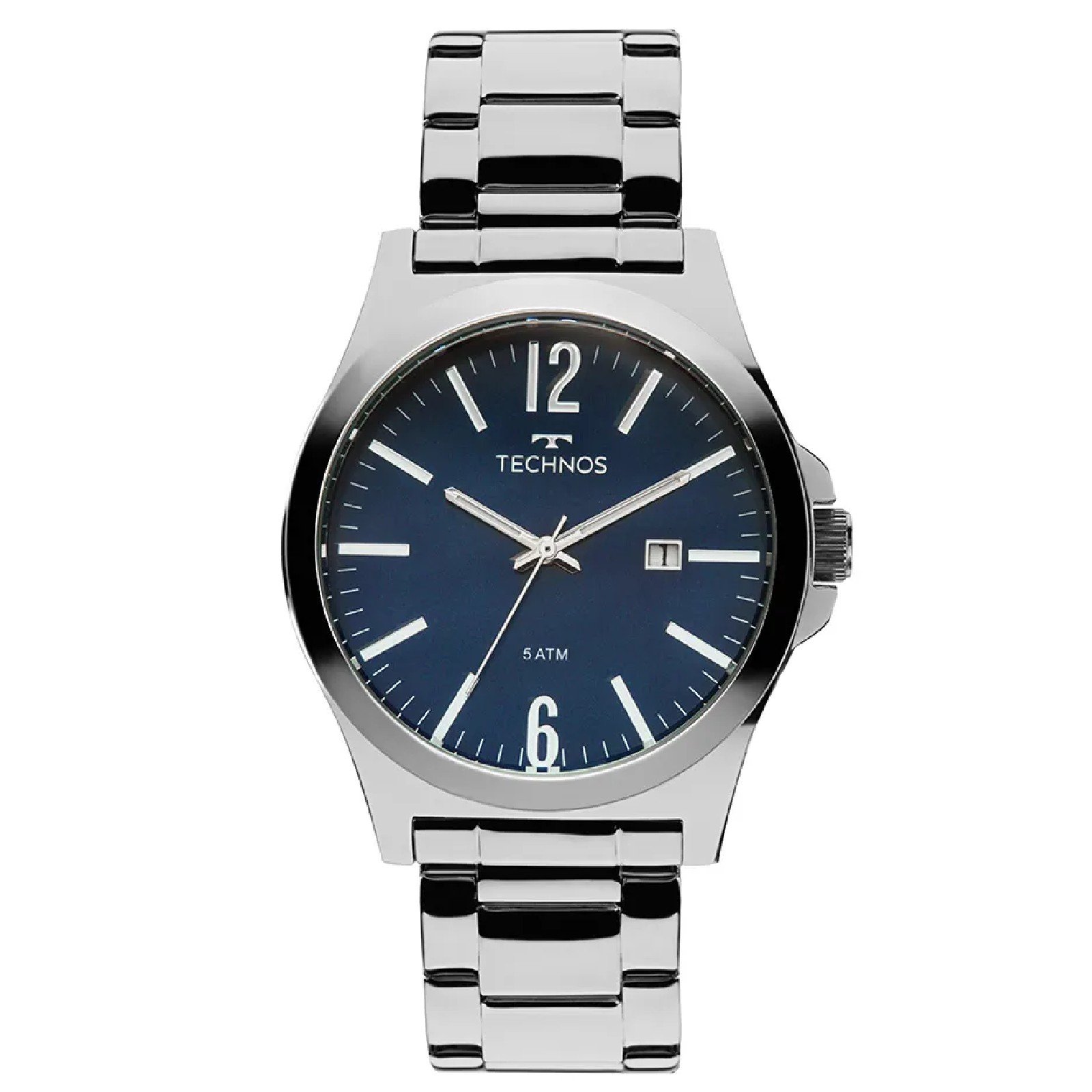 Relógio Technos Steel 2115LAY/1A Prata Masculino