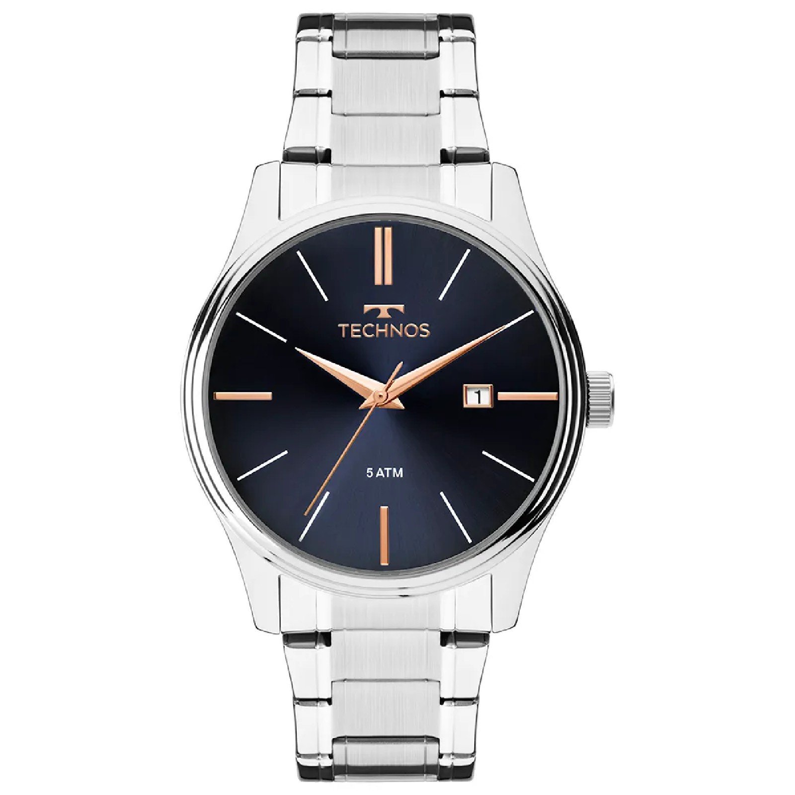 Relógio Technos Steel 2115MPM/1K Prata Masculino