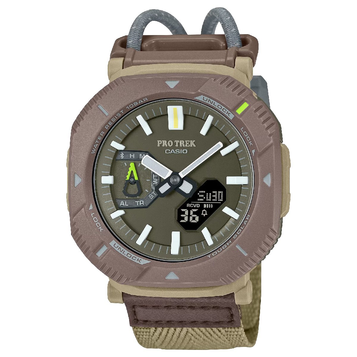Relógio Casio Pro Trek PRJ-B001B-5DR Marrom 4