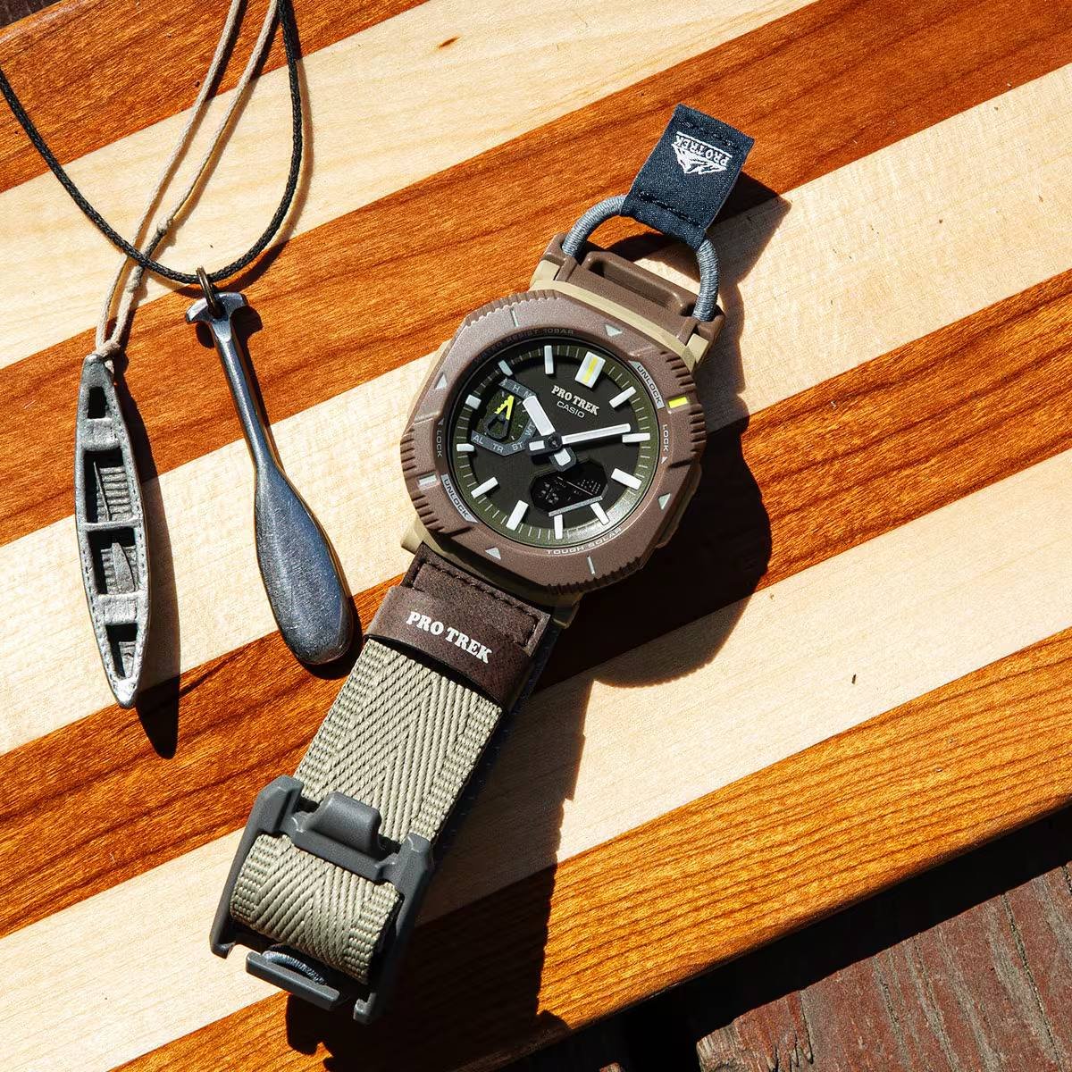 Relógio Casio Pro Trek PRJ-B001B-5DR Marrom 6