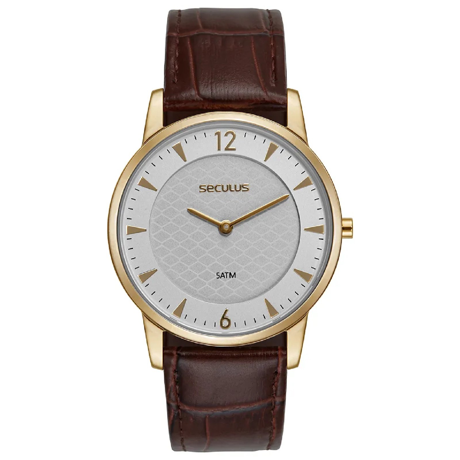 Relógio Seculus Slim 23743GPSVDC2 Dourado