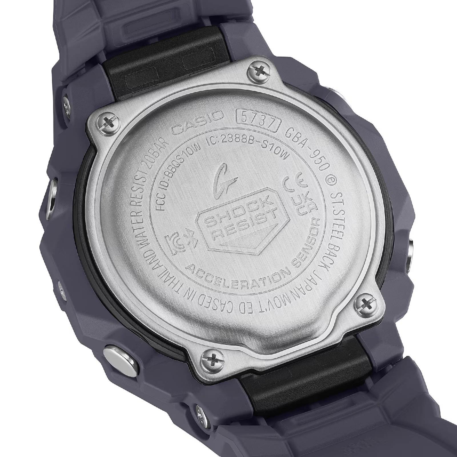 Relógio CASIO G-SHOCK G-Squad GBA-950-2ADR Roxo 7