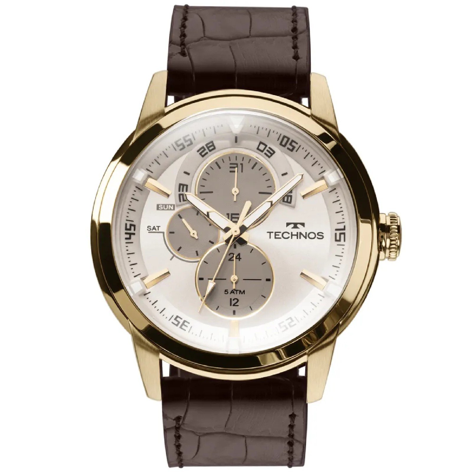 Relógio Technos Grandtech Dourado 6P57AC/2C Masculino