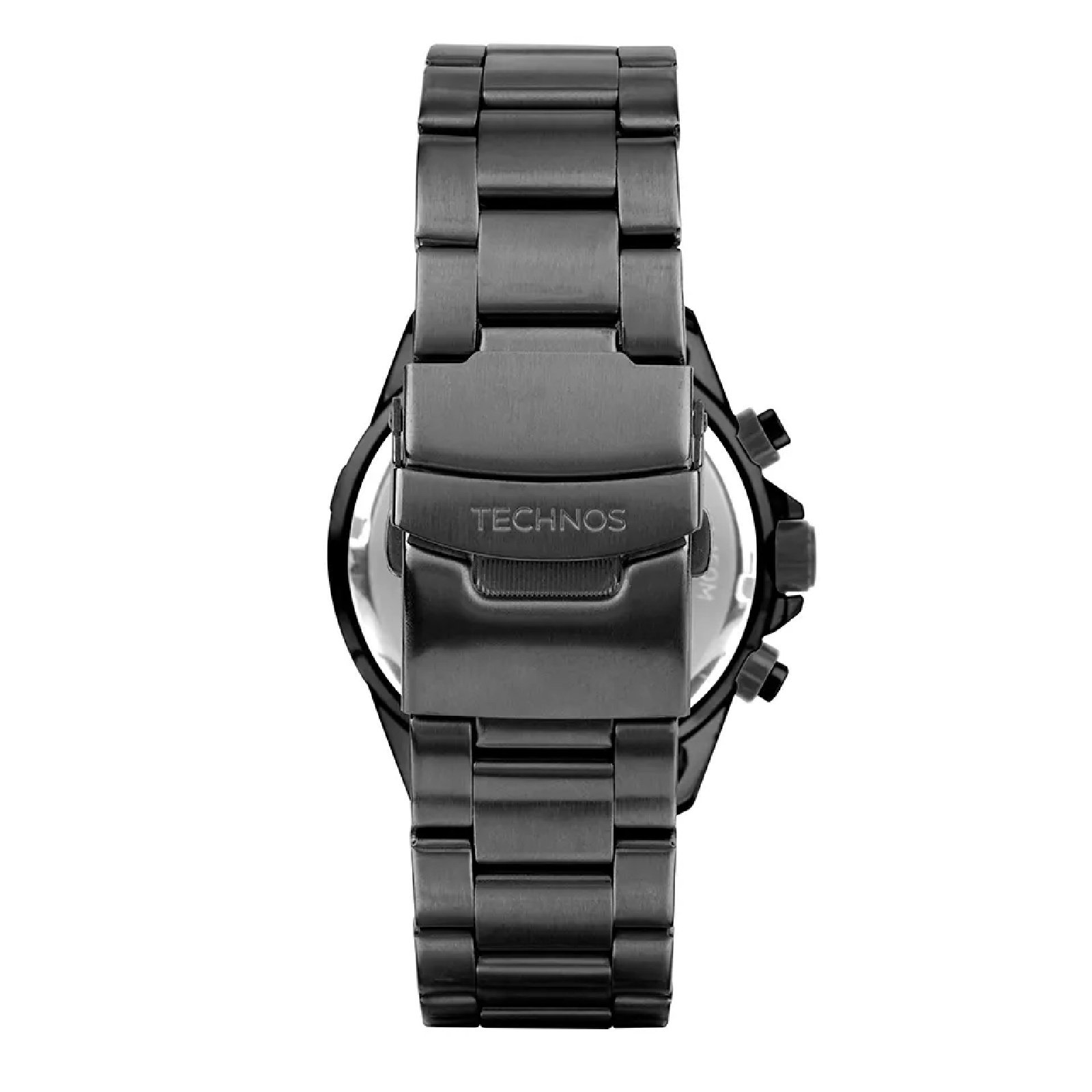 Relógio Technos TS Carbon Grafite JS25BBS/T1A *Kit de pulseiras de borracha Prata 7