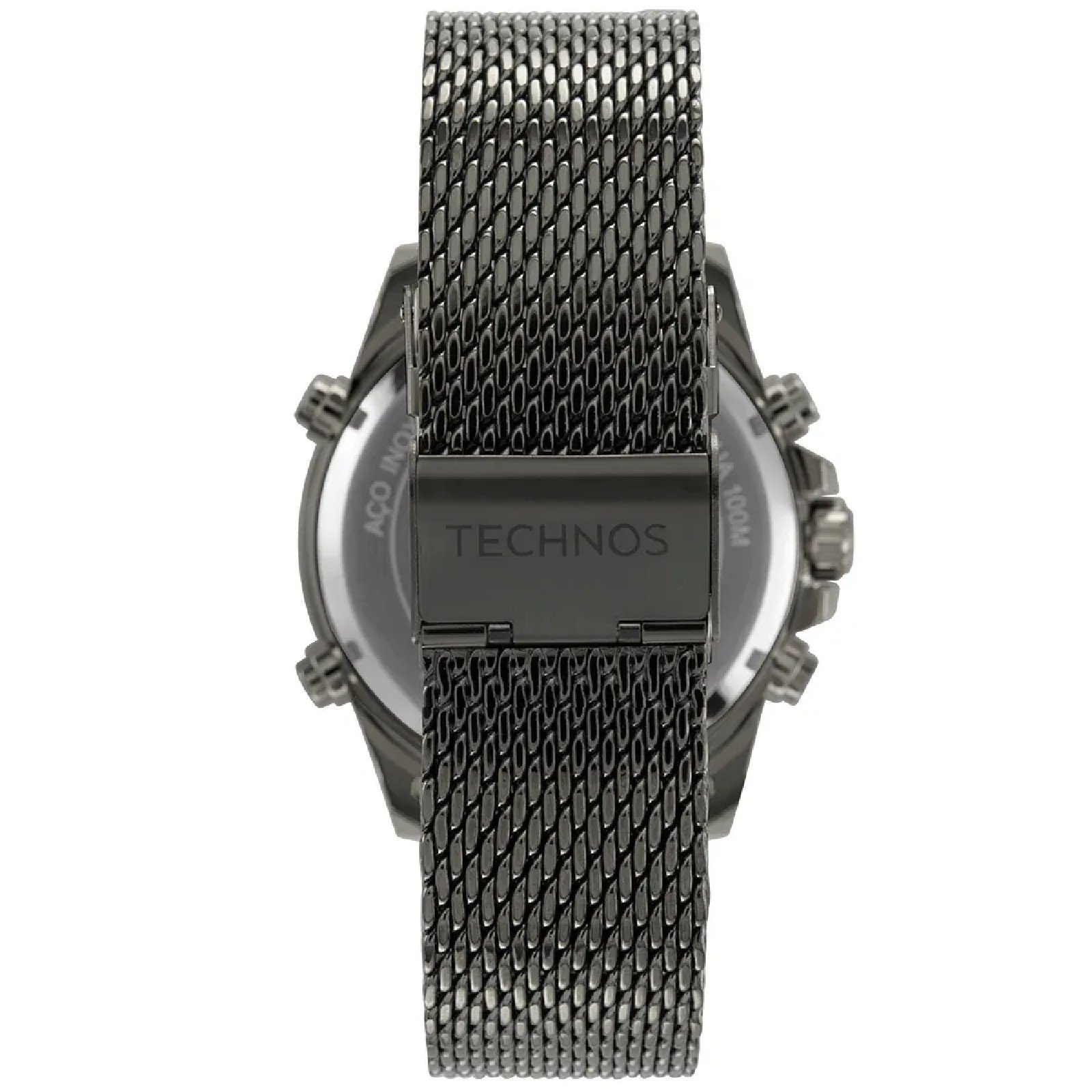 Relógio Technos Digitech W23721AAB/1P Grafite Masculino Cinza 4