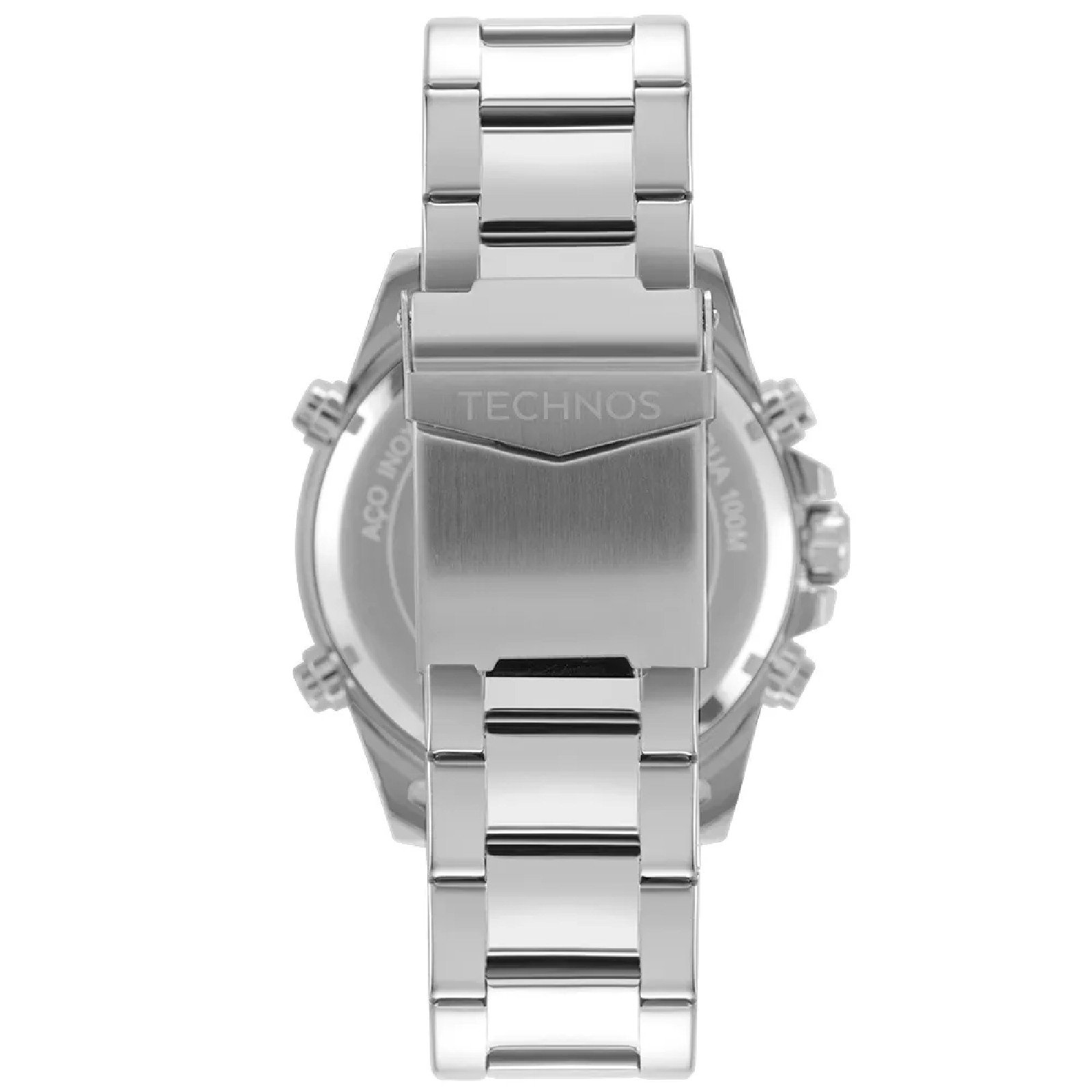Relógio Technos Digitech W23721AAC/1P Prata Masculino Prata 4