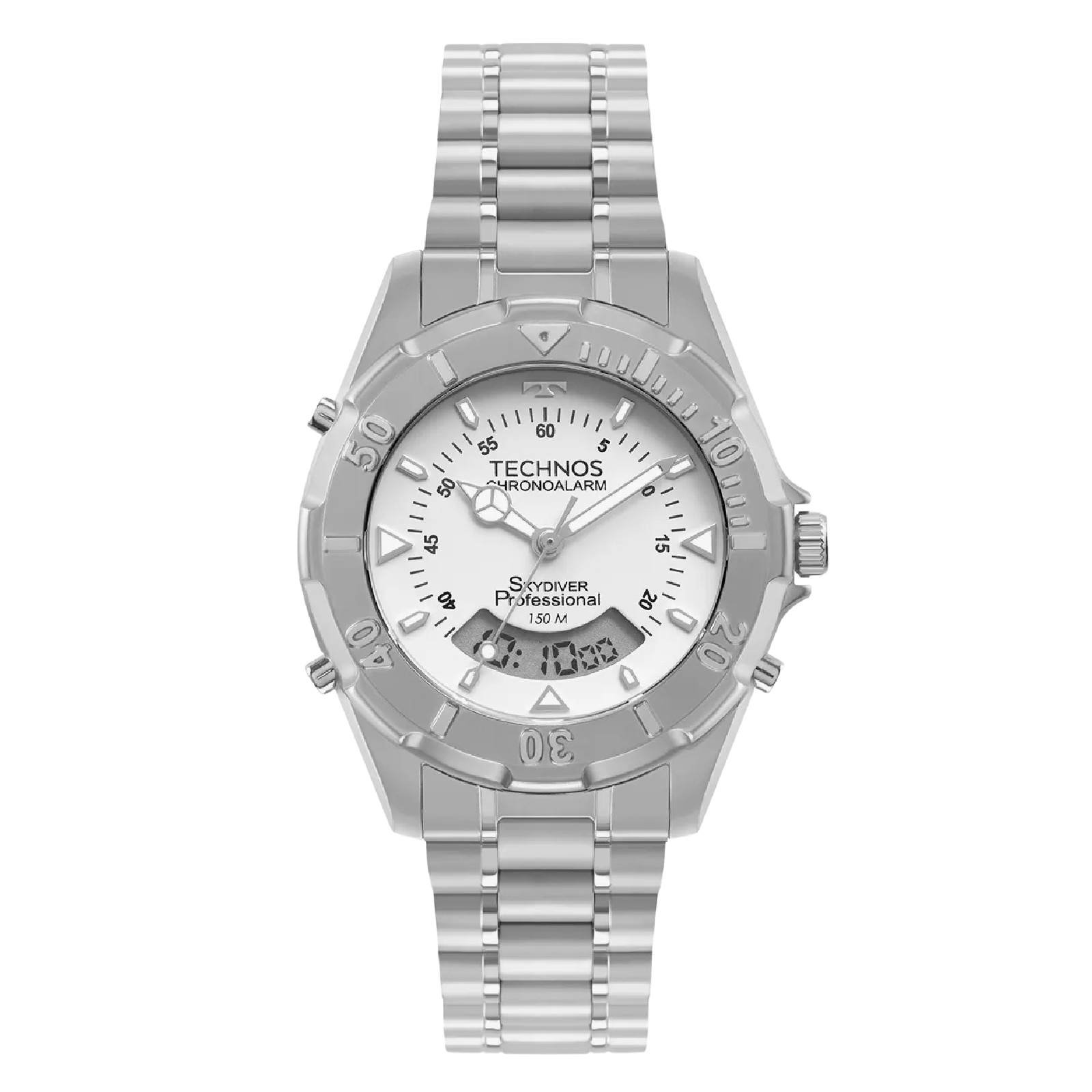 Relógio Technos Skydiver WT2050AEN/1B Prata Masculino
