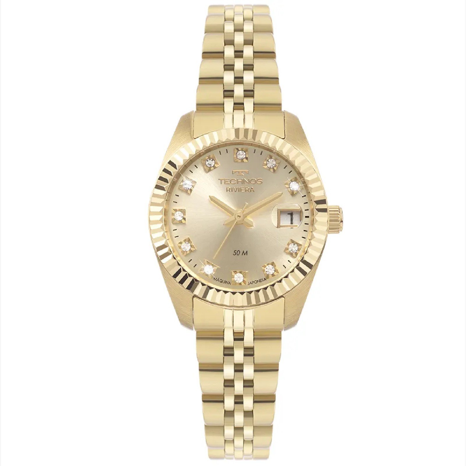 Relógio Technos Riviera 2015CEL/1X Dourado Feminino