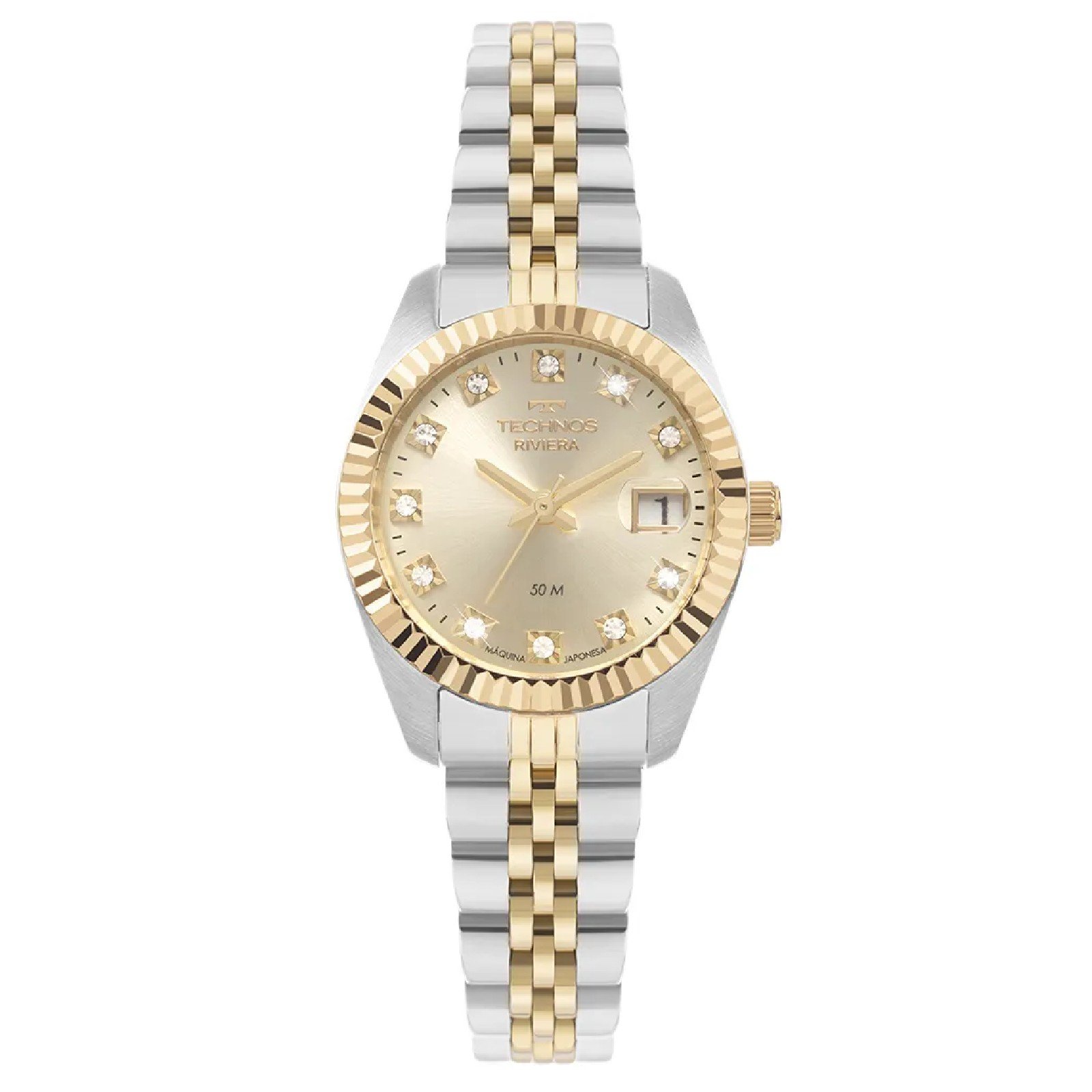 Relógio Technos Riviera 2015CEM/1X Bicolor Feminino