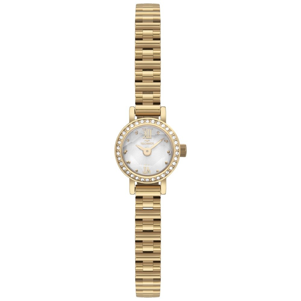 Relógio Technos Mini Petit 1042AC/1K Dourado Feminino