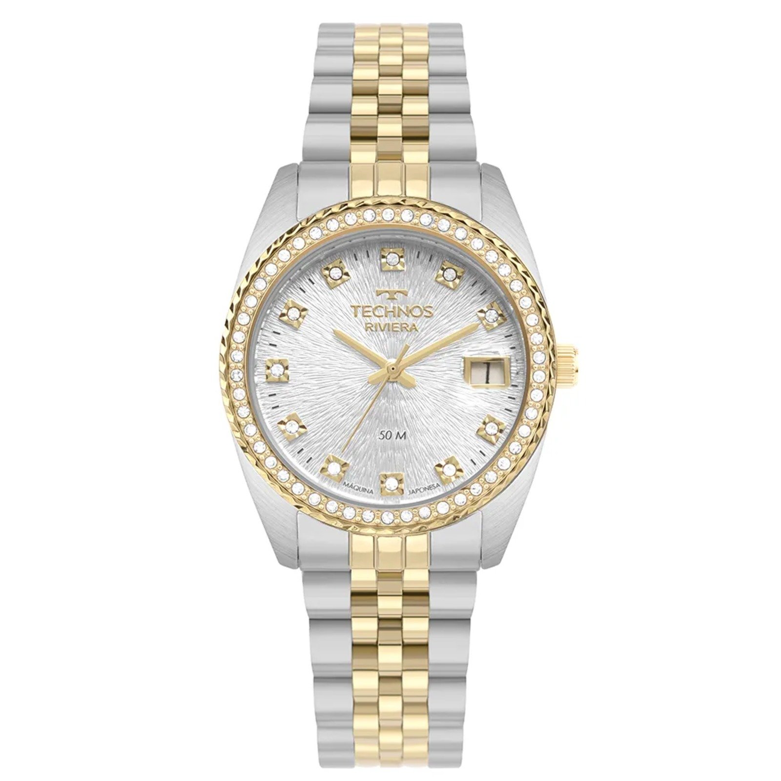 Relógio Technos Riviera 2117LFS/1K Bicolor Feminino