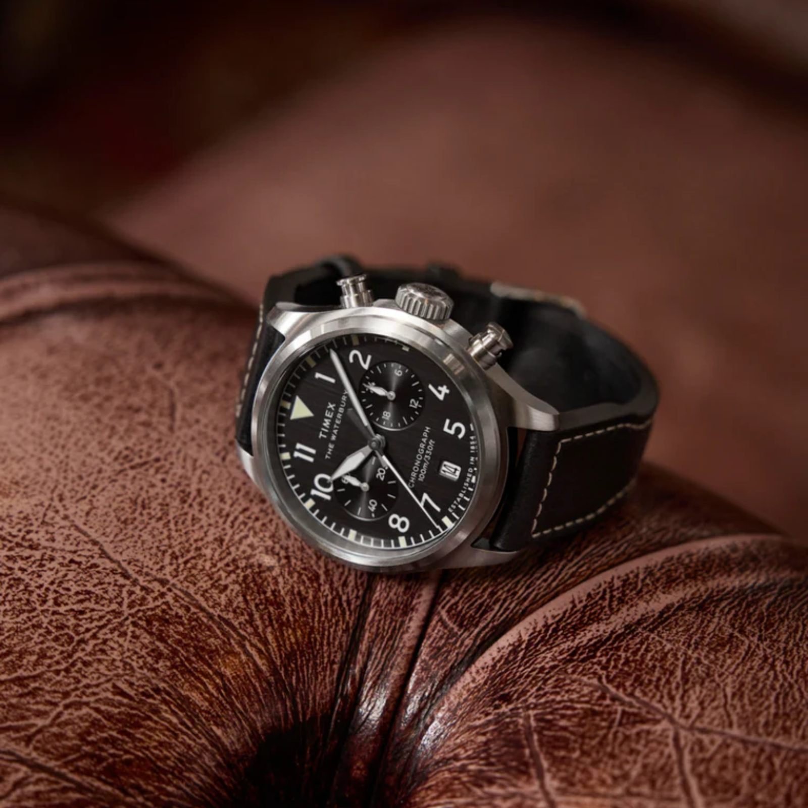 Relógio Timex Waterbury Ace Cronograph TW2Y19000 Prata 3