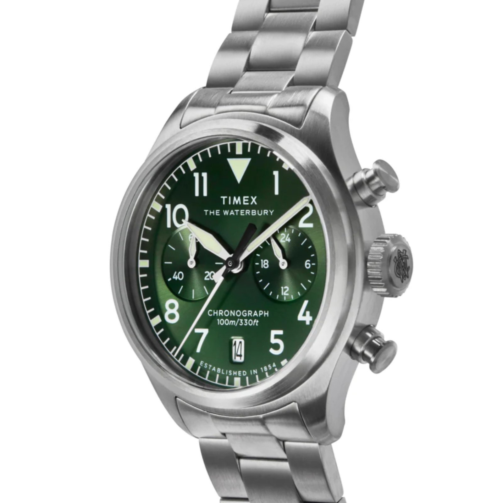 Relógio Timex Waterbury Ace Cronograph TW2Y19100 Prata 2