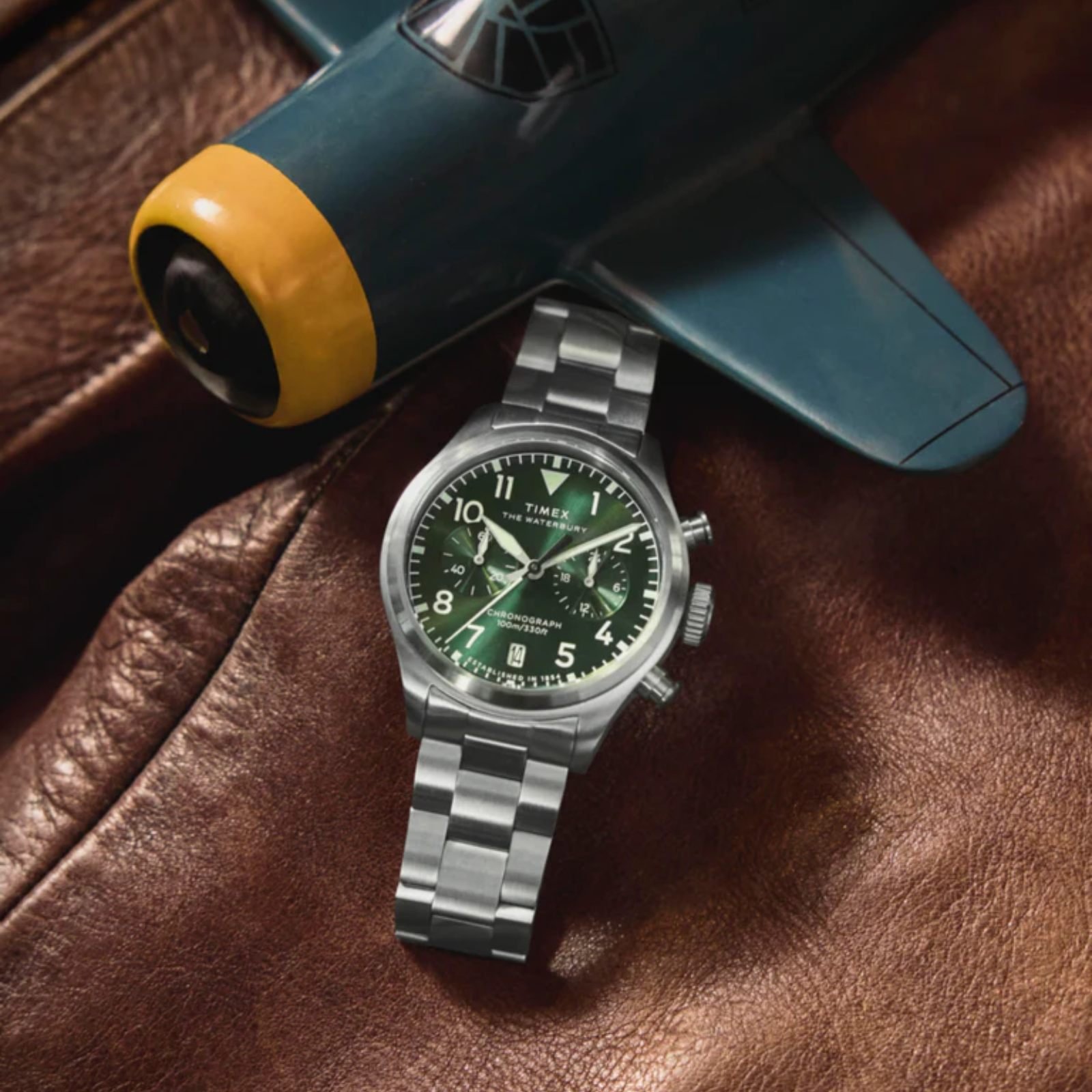 Relógio Timex Waterbury Ace Cronograph TW2Y19100 Prata 4