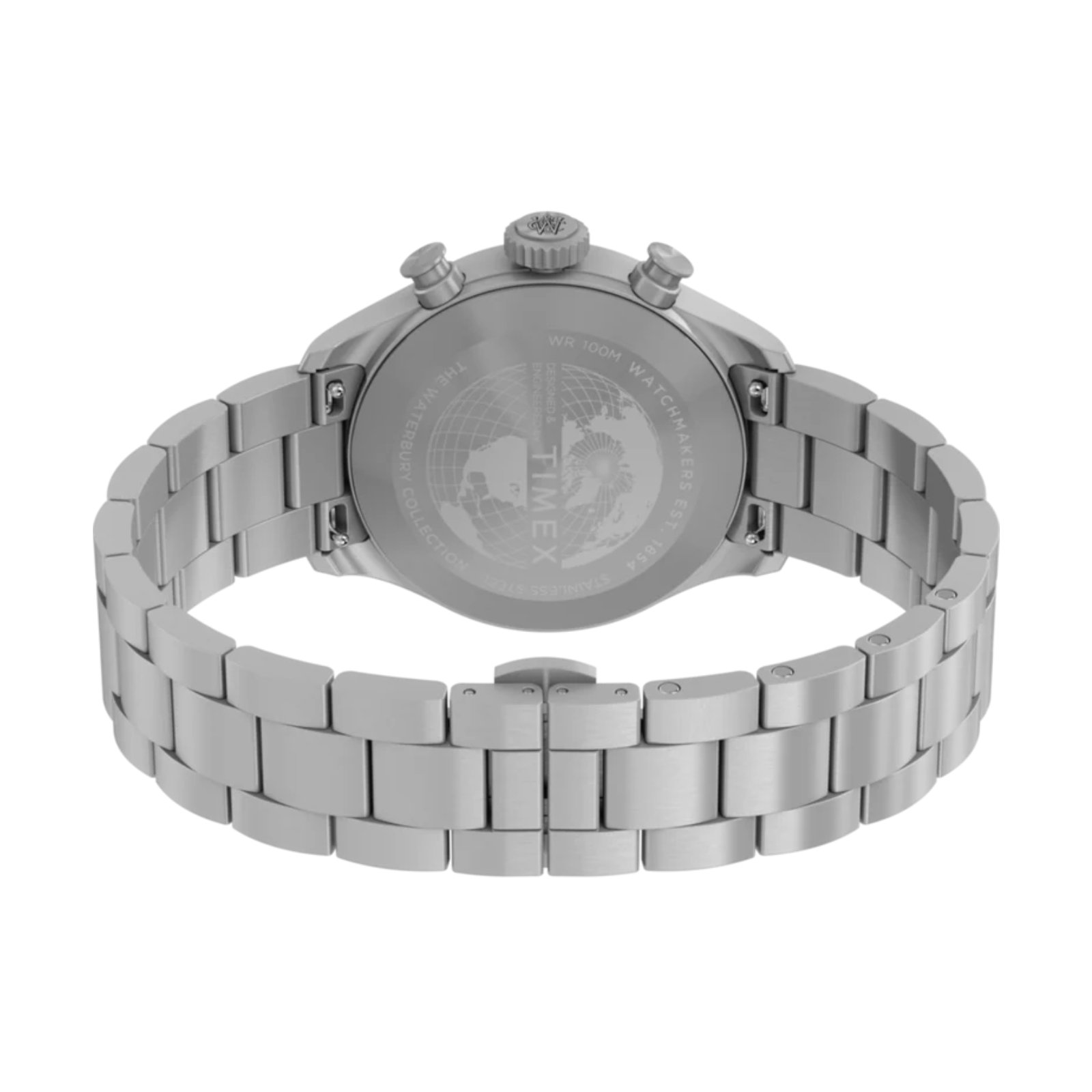 Relógio Timex Waterbury Ace Cronograph TW2Y19100 Prata 8