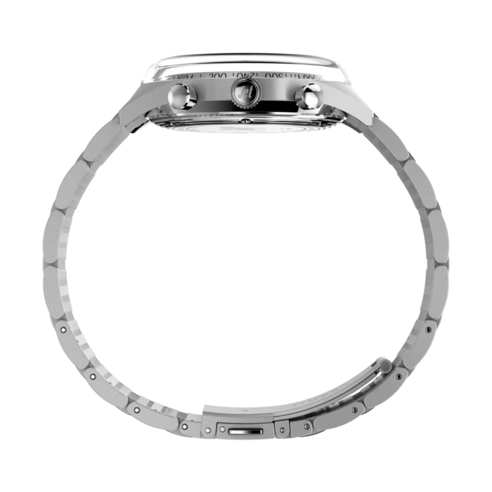 Relógio Timex Marlin® Jet Quartz Cronograph TW2Y24600 Panda Prata 4