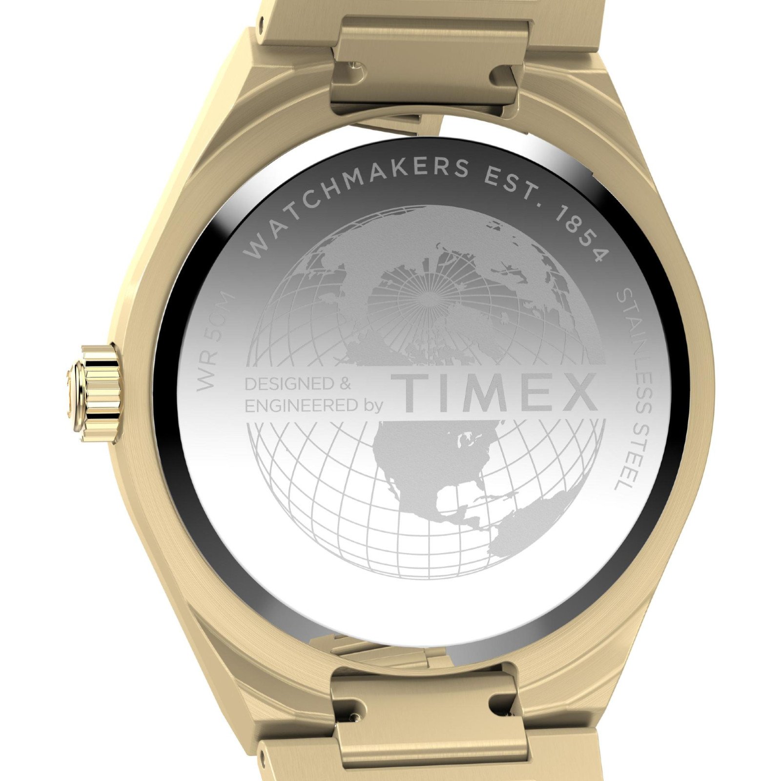 Relógio Q Timex Continental Day Date TW2Y35100 Dourado Dourado 4