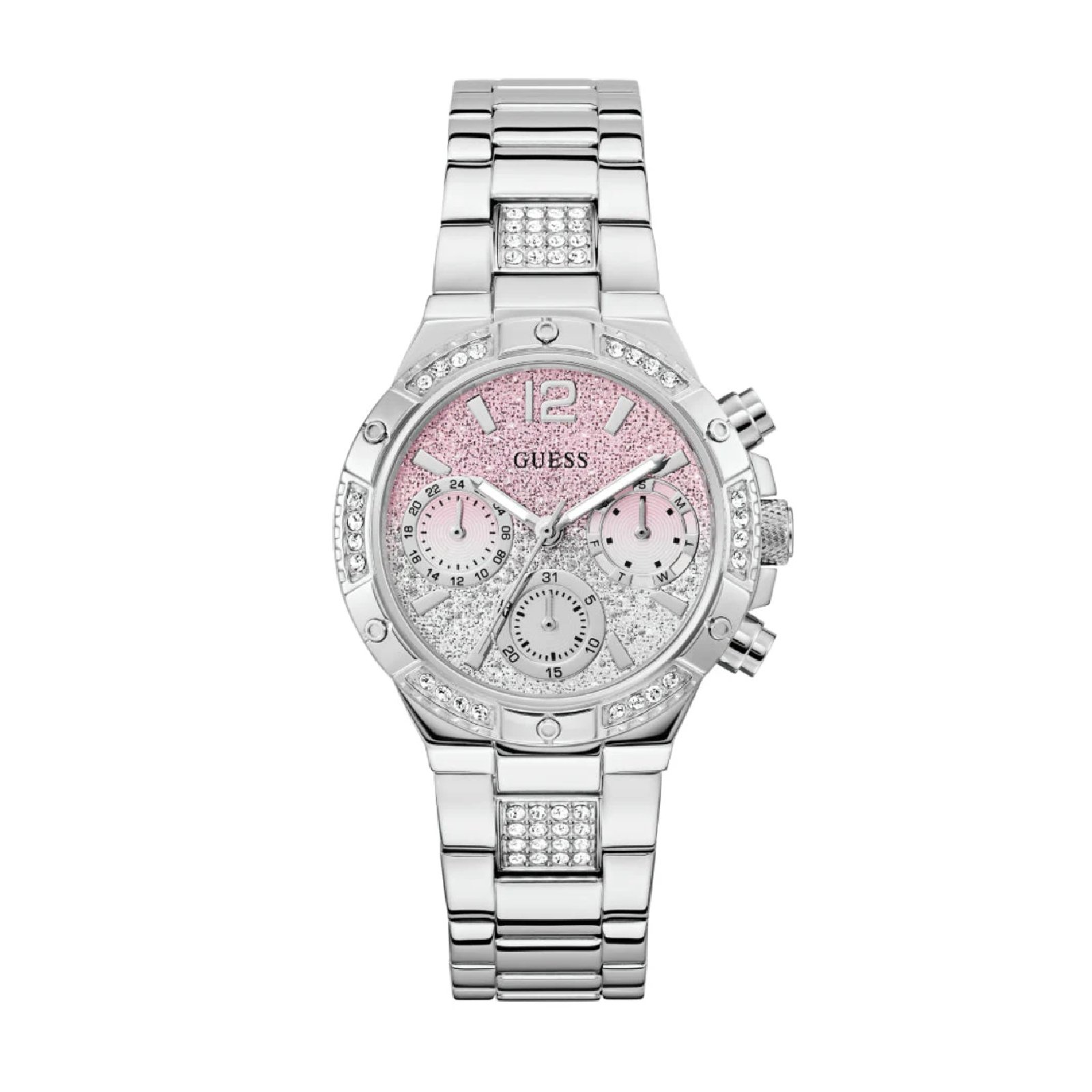 Relógio Guess Feminino Harlow GW0950L1 Prata Prata 4