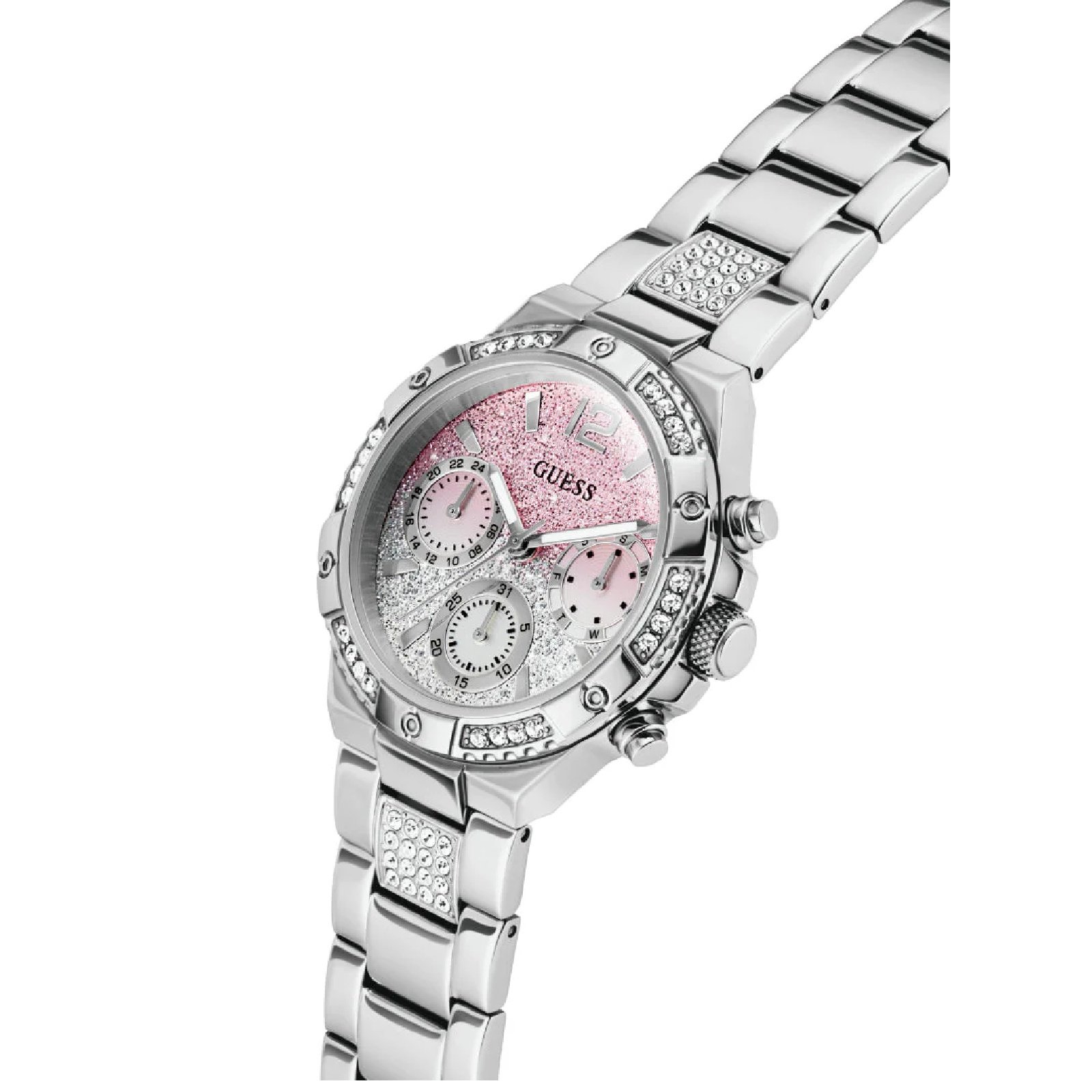 Relógio Guess Feminino Harlow GW0950L1 Prata Prata 6