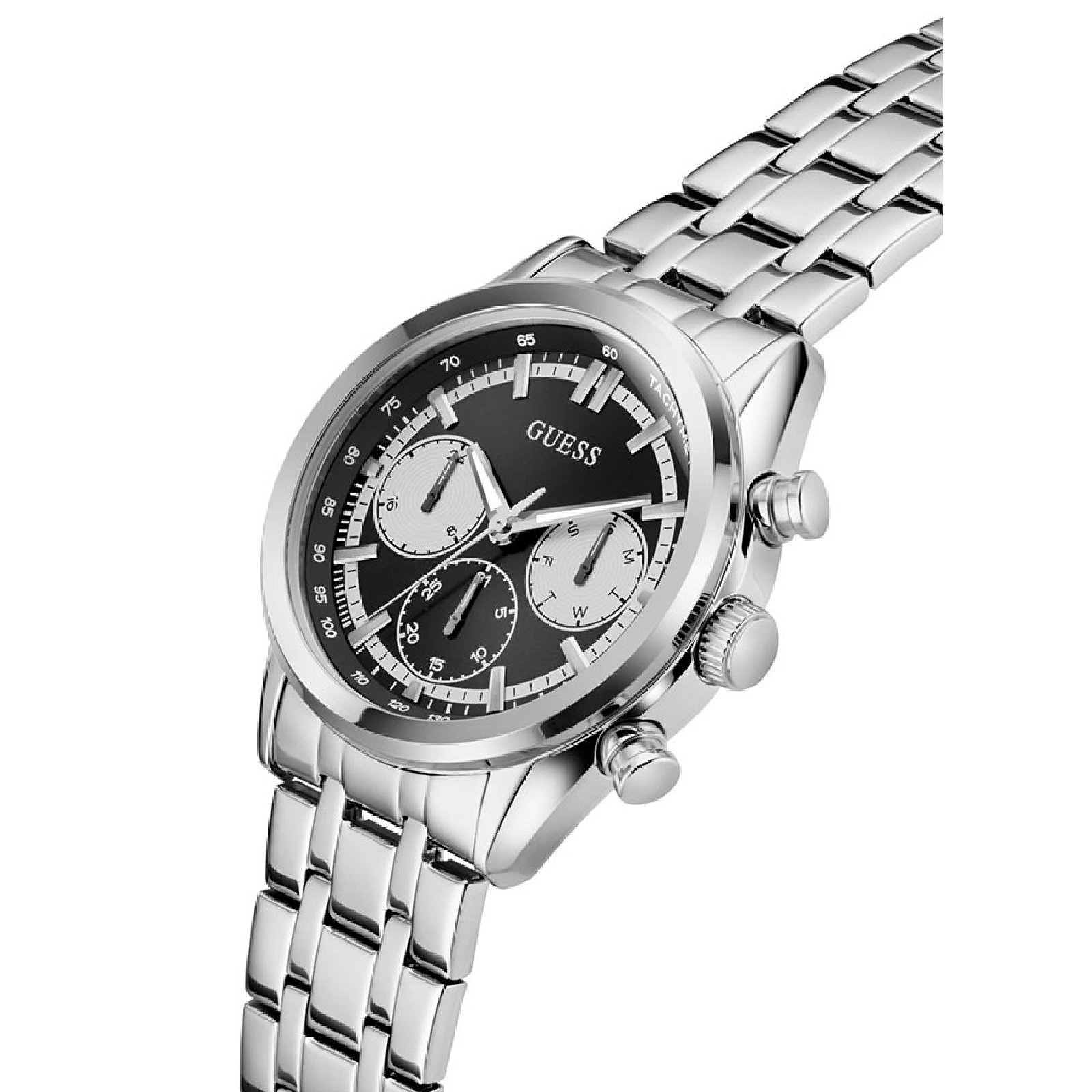 Relógio Guess Masculino Dawson GW0971G1 Prata Prata 4